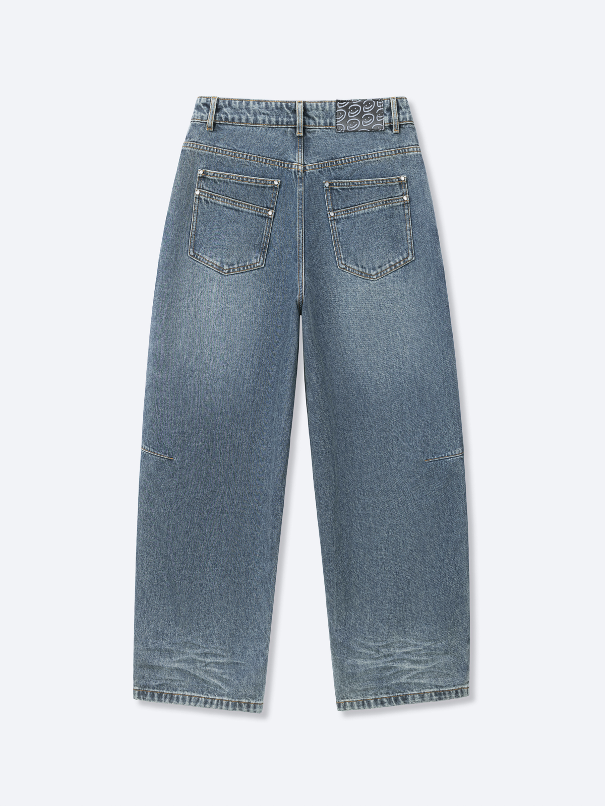 WRINKLE DENIM - VINTAGE WASHED BLUE