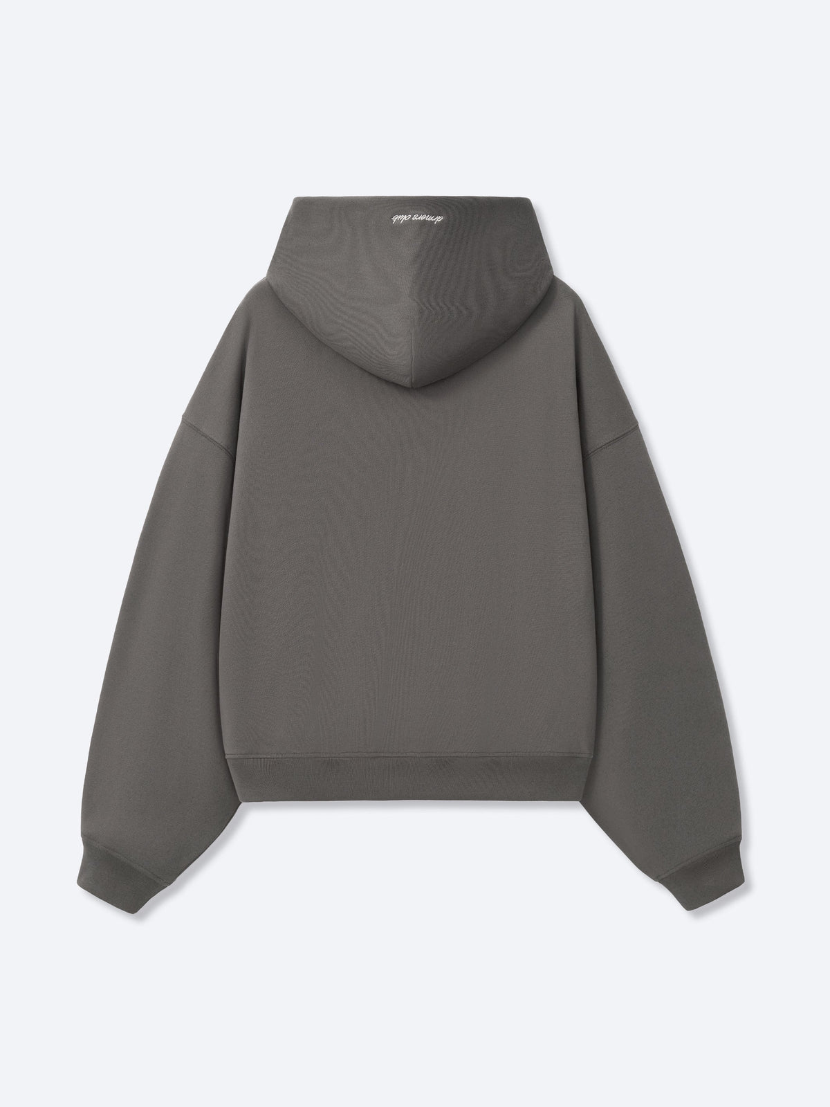 CURSIVE ZIP UP - DARK TAUPE