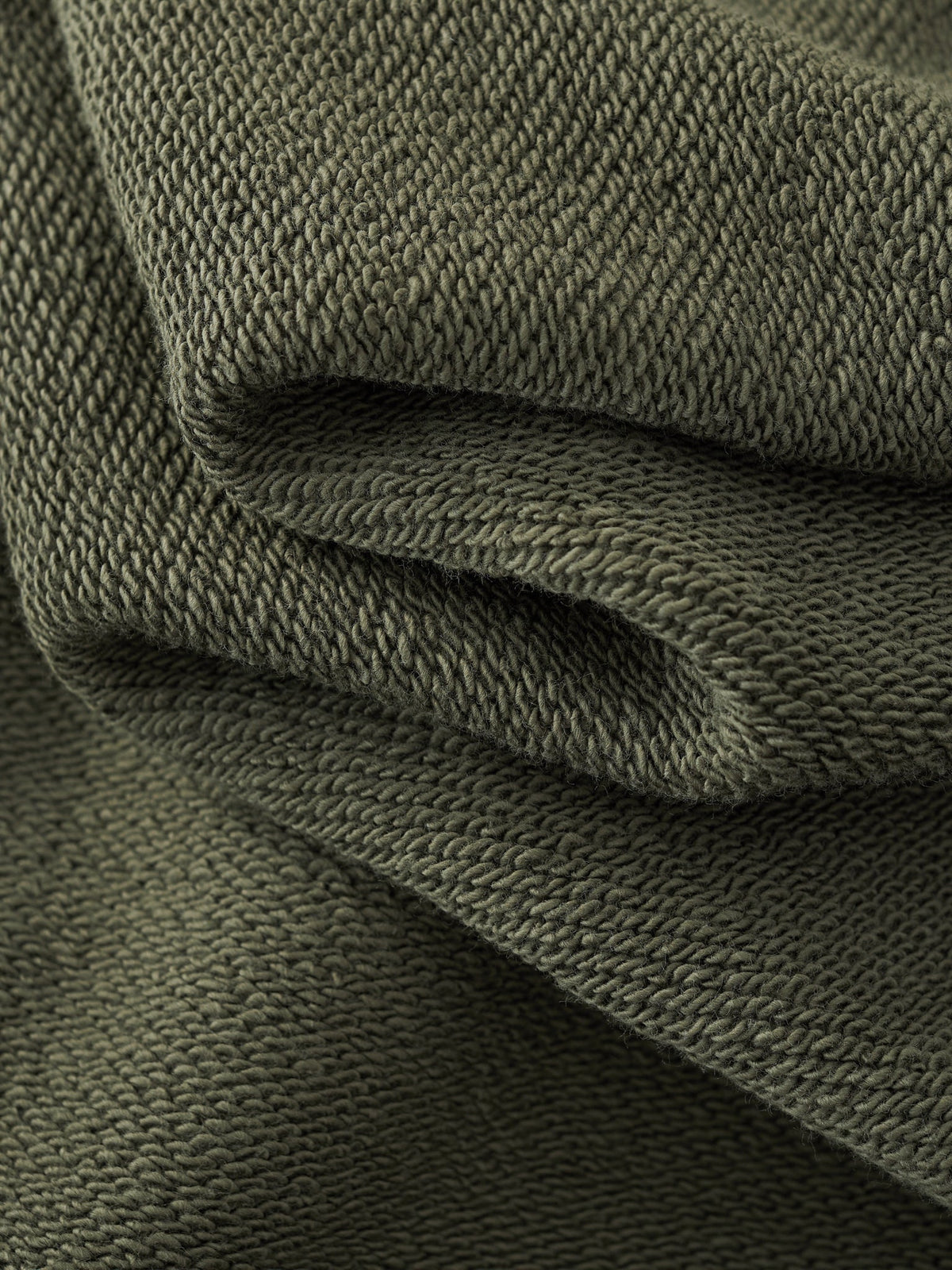 MIRRORED DRMERS CREWNECK - OLIVE GREEN