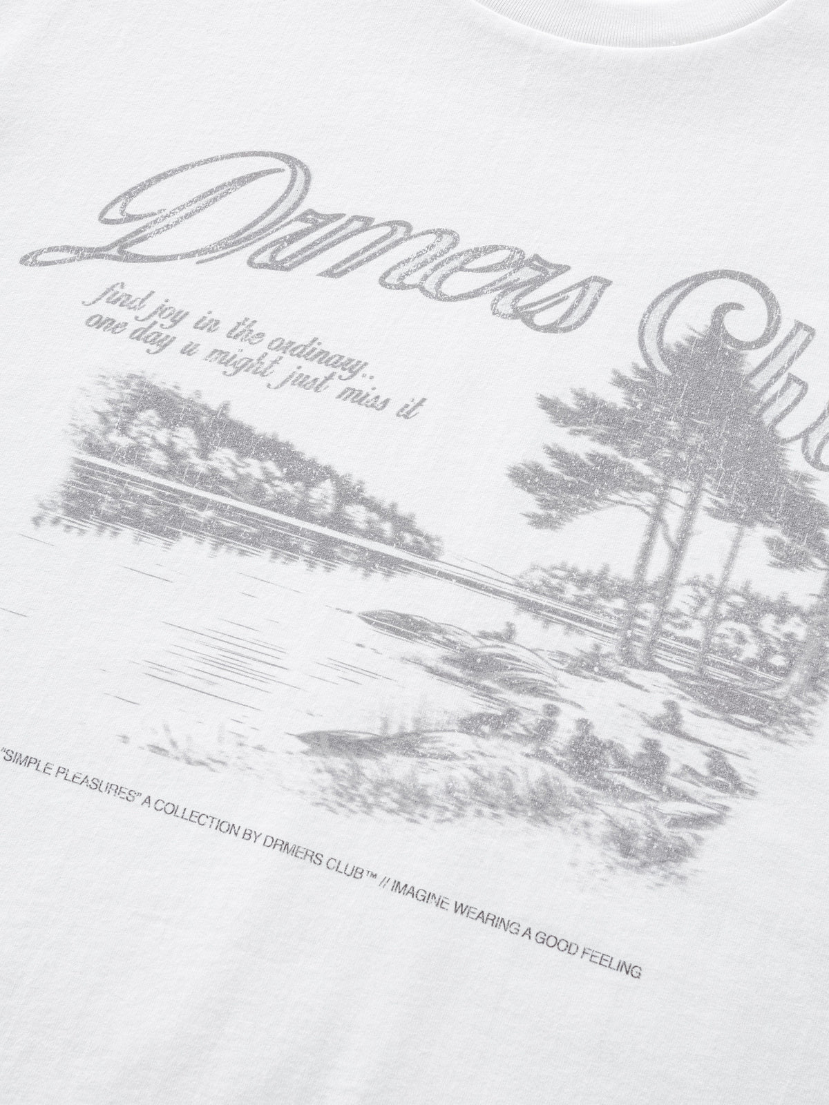 SIMPLE PLEASURES TEE - WHITE