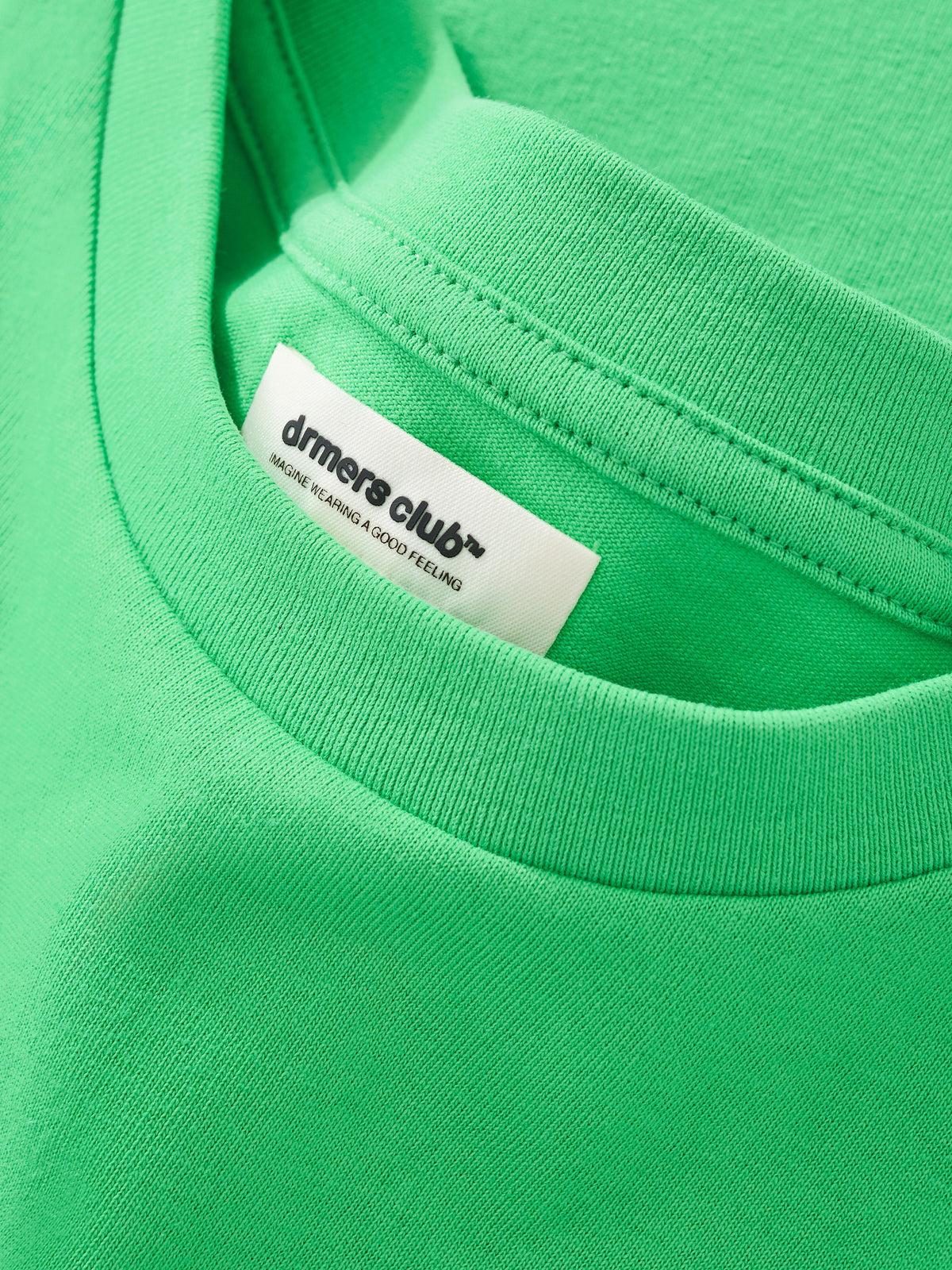 SIMPLE PLEASURES TEE - LIME GREEN