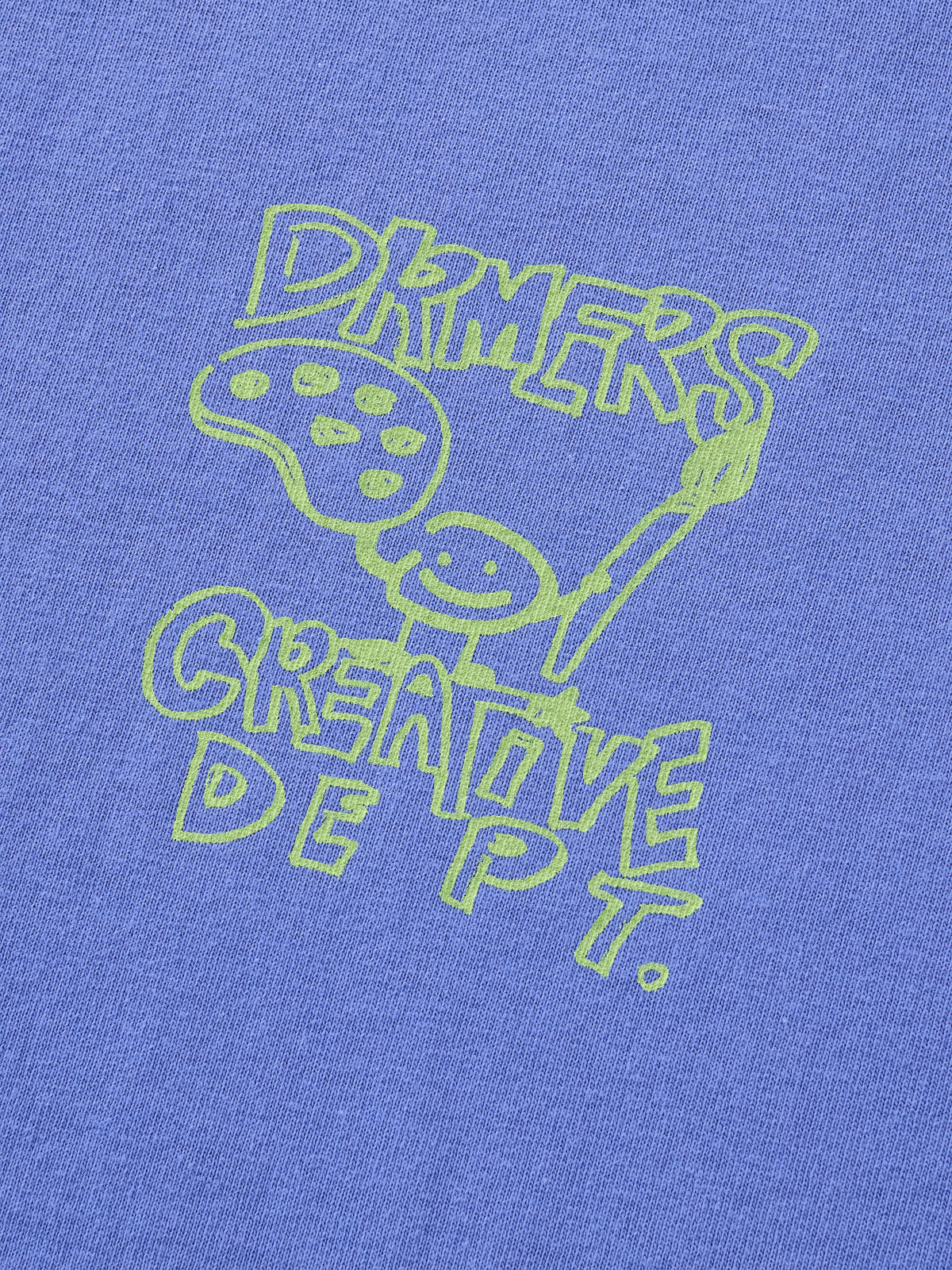 CREATIVE DEPT DOODLE TEE - PERIWINKLE