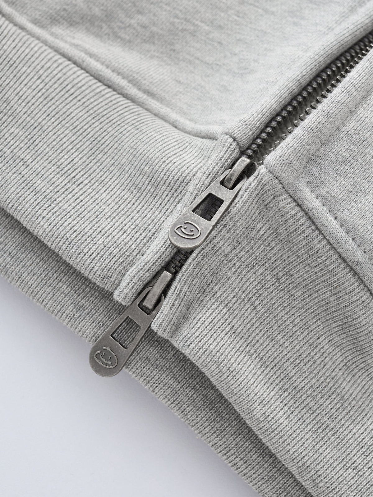 DRM ZIP UP - DARK HEATHER GREY