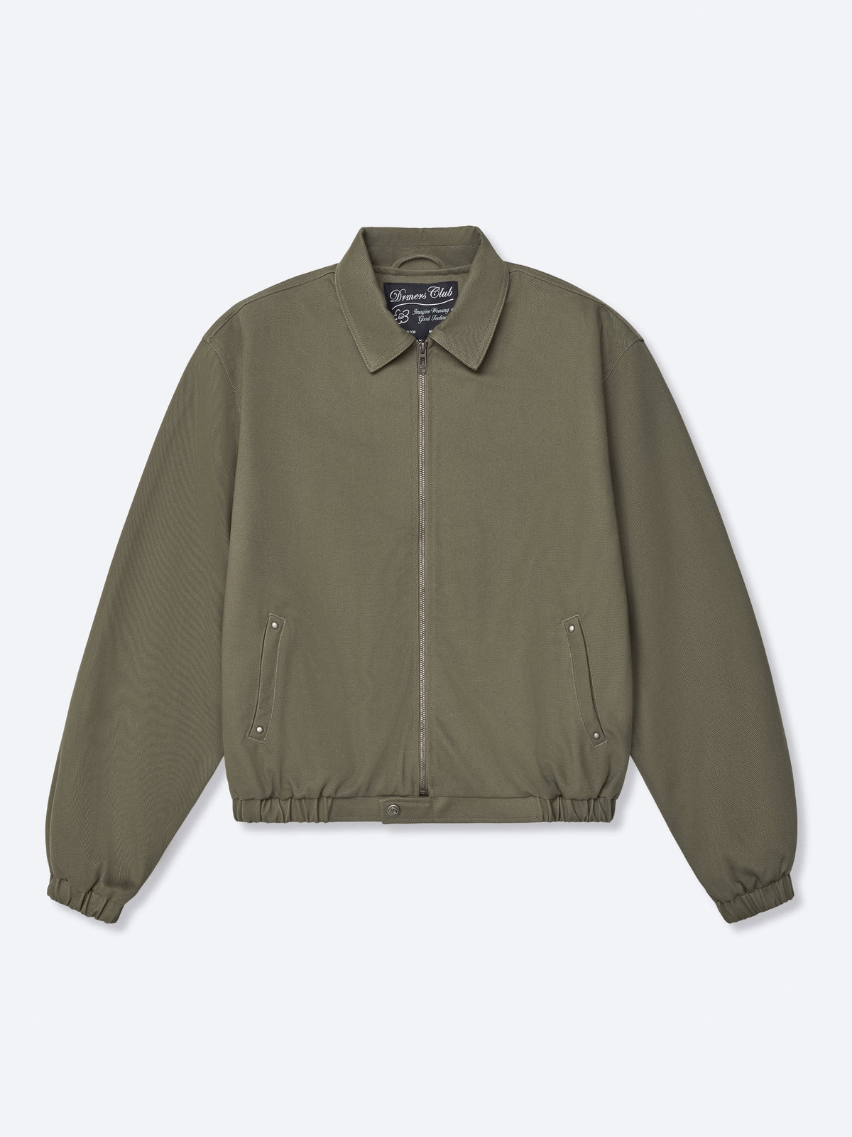 COLLARED JACKET - KHAKI GREEN