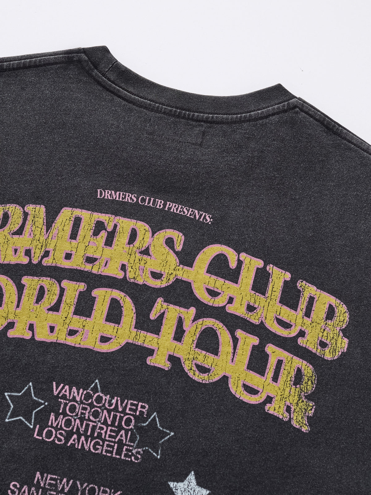 WORLD TOUR TEE - VINTAGE BLACK