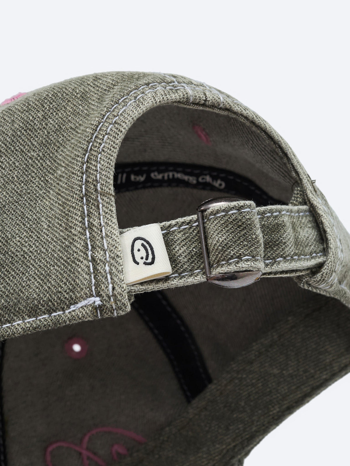 SCRIPT TEXT HAT - VINTAGE GREEN