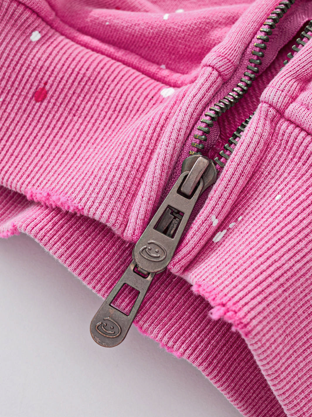 FOLLOW UR DRMS ZIP UP - VINTAGE PINK