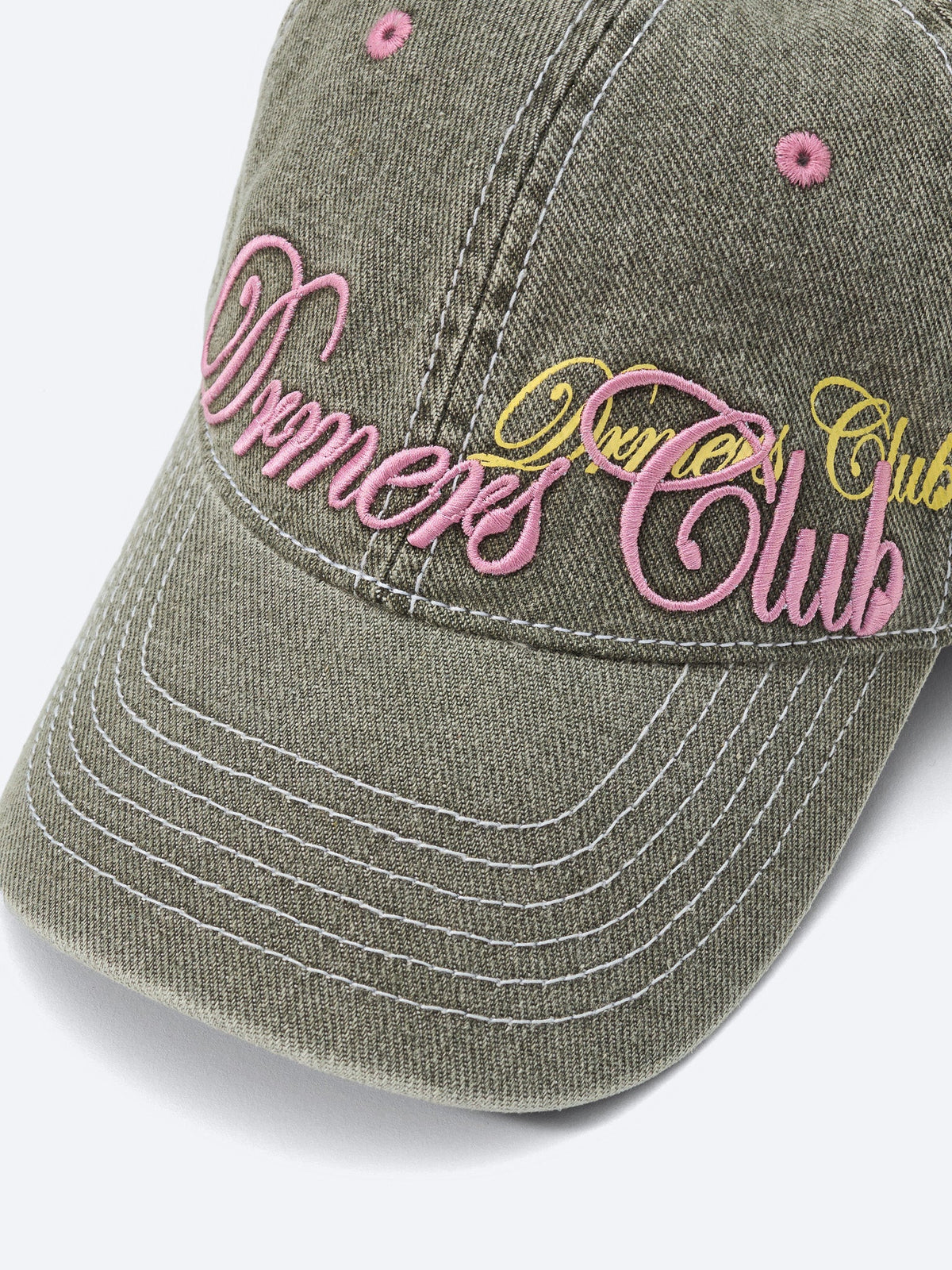 SCRIPT TEXT HAT - VINTAGE GREEN