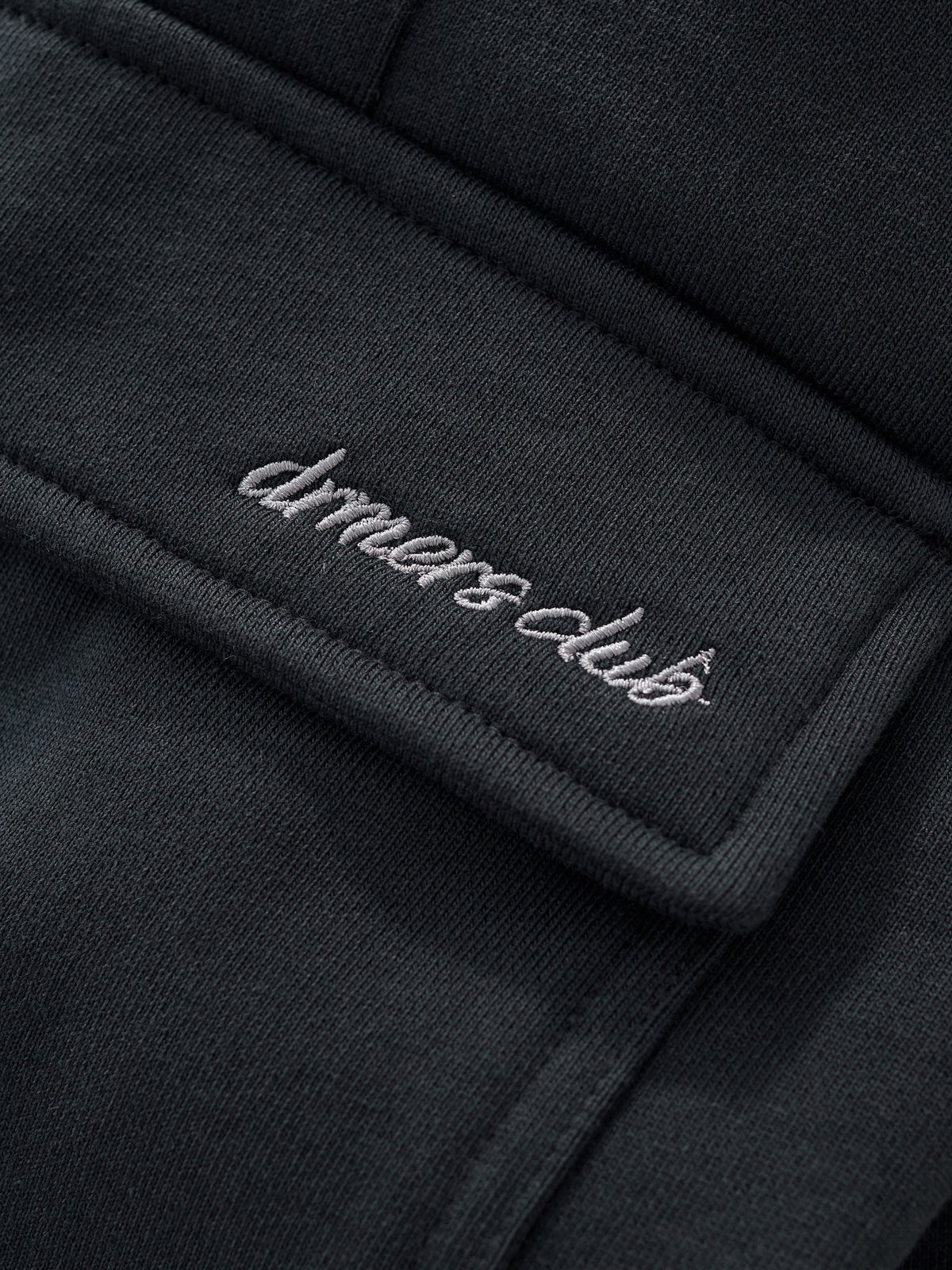 CARGO SWEAT SHORTS - BLACK