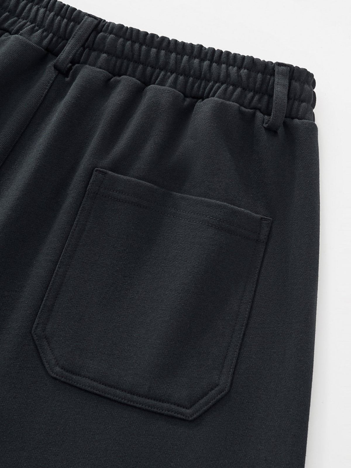 CARGO SWEAT SHORTS - BLACK
