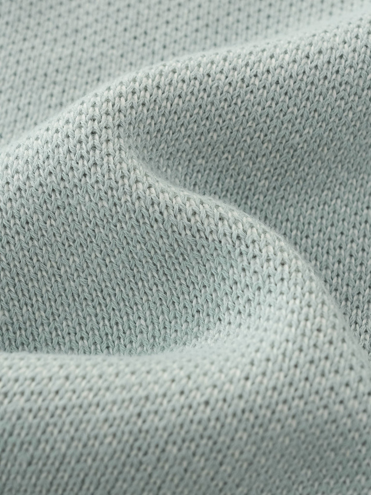 TRIPLE SMILEY KNIT - MUTED BLUE