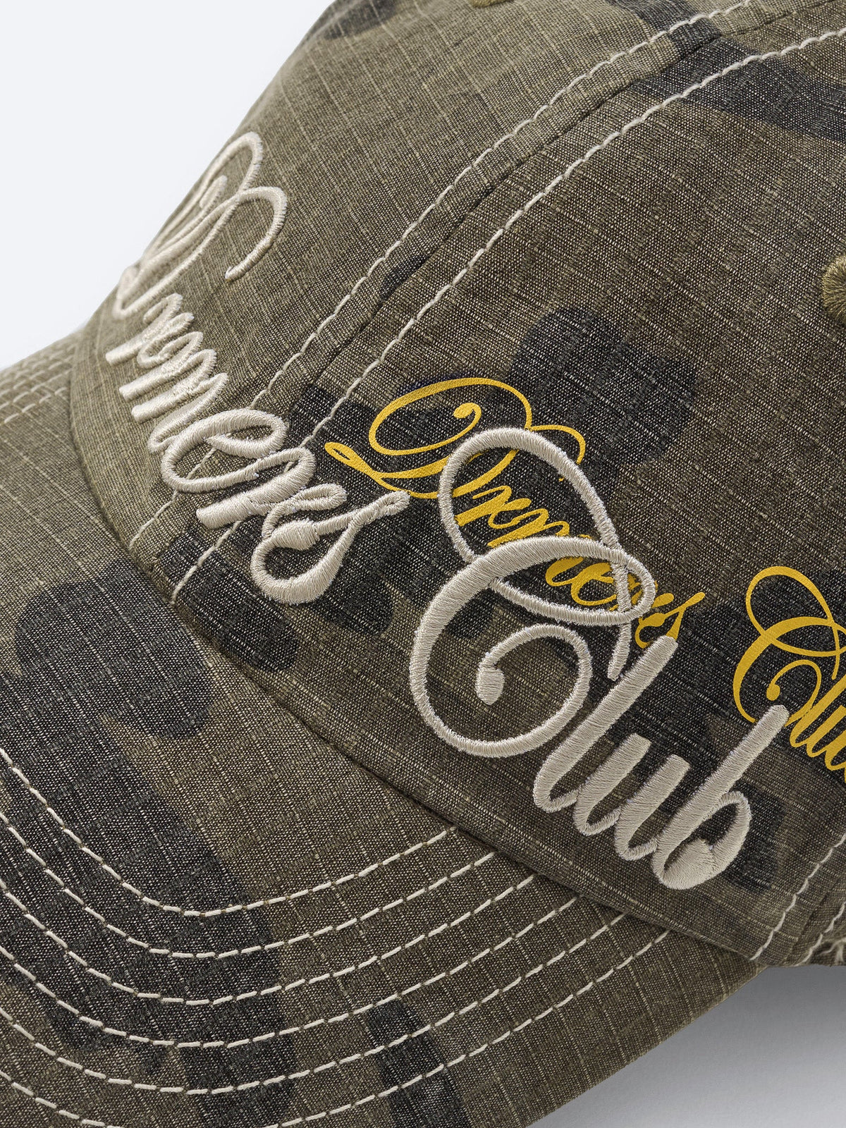 SCRIPT TEXT HAT - CAMO