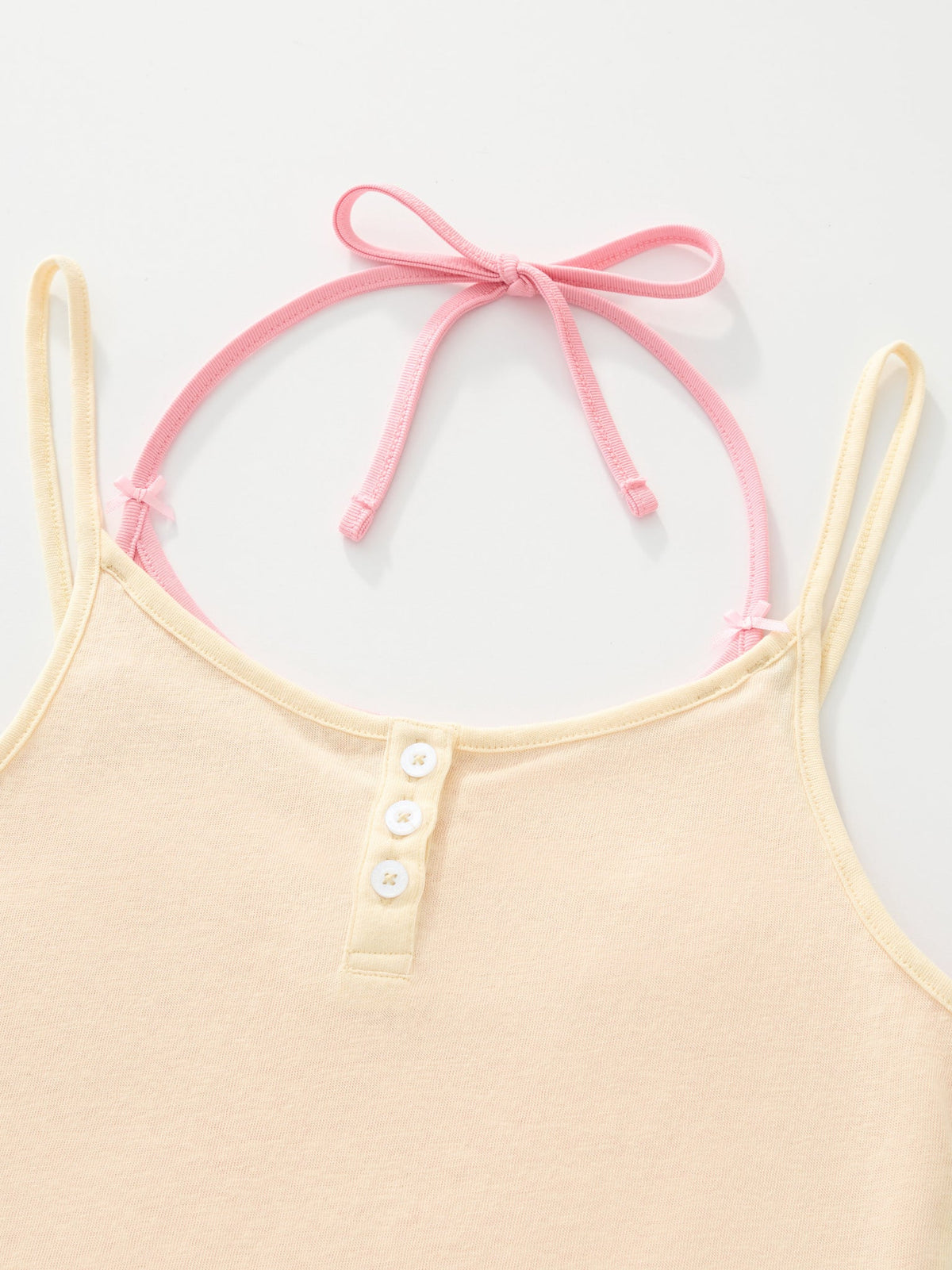 OFF DUTY LAYERED TANK - YELLOW