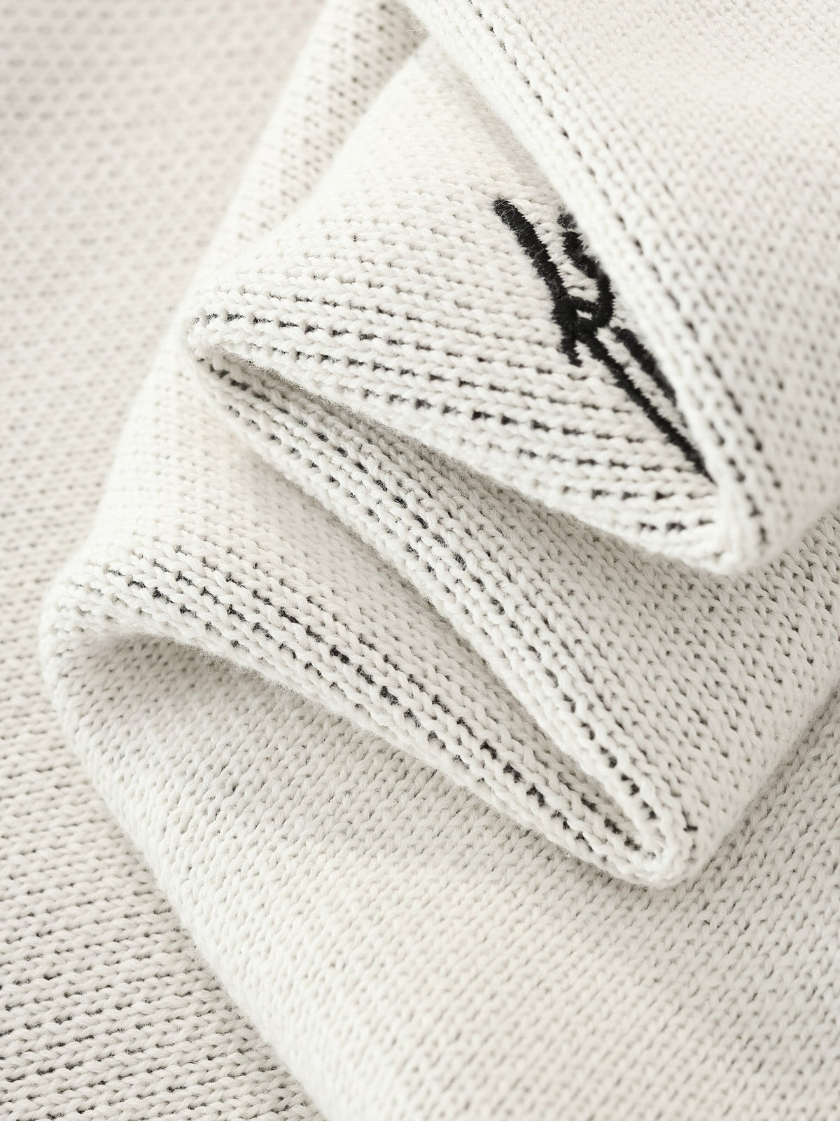 TRIPLE SMILEY KNIT - CREAM