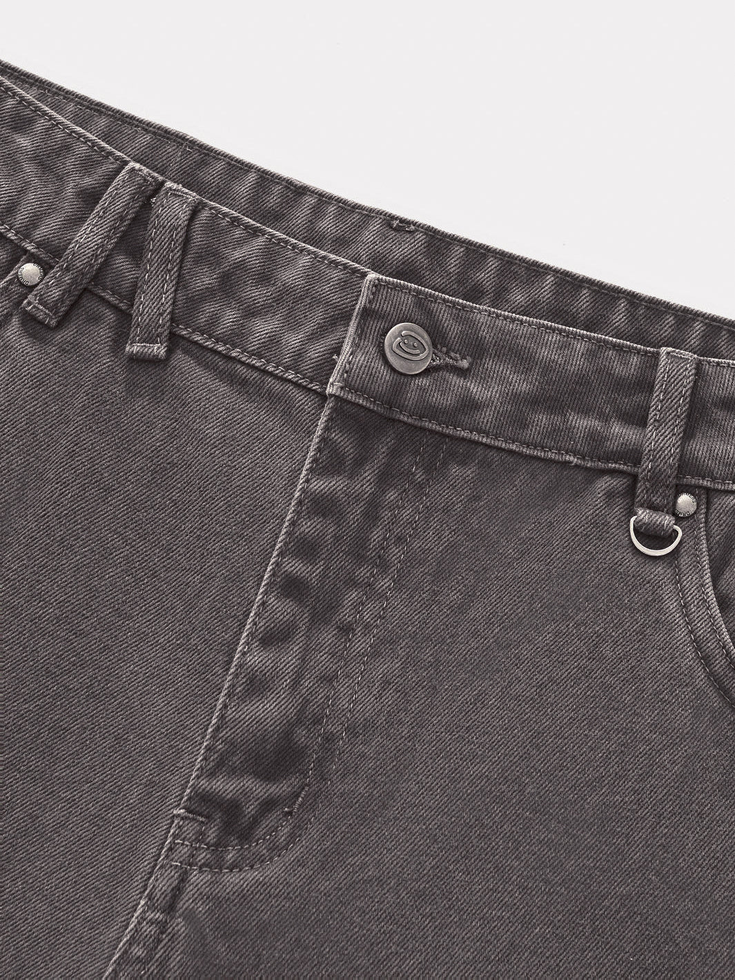 DOUBLE POCKET DENIM JEANS - UMBER BROWN