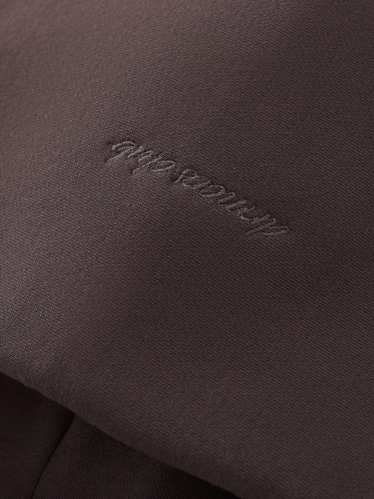 SIGNATURE BASIC ZIP UP - COFFEE BROWN