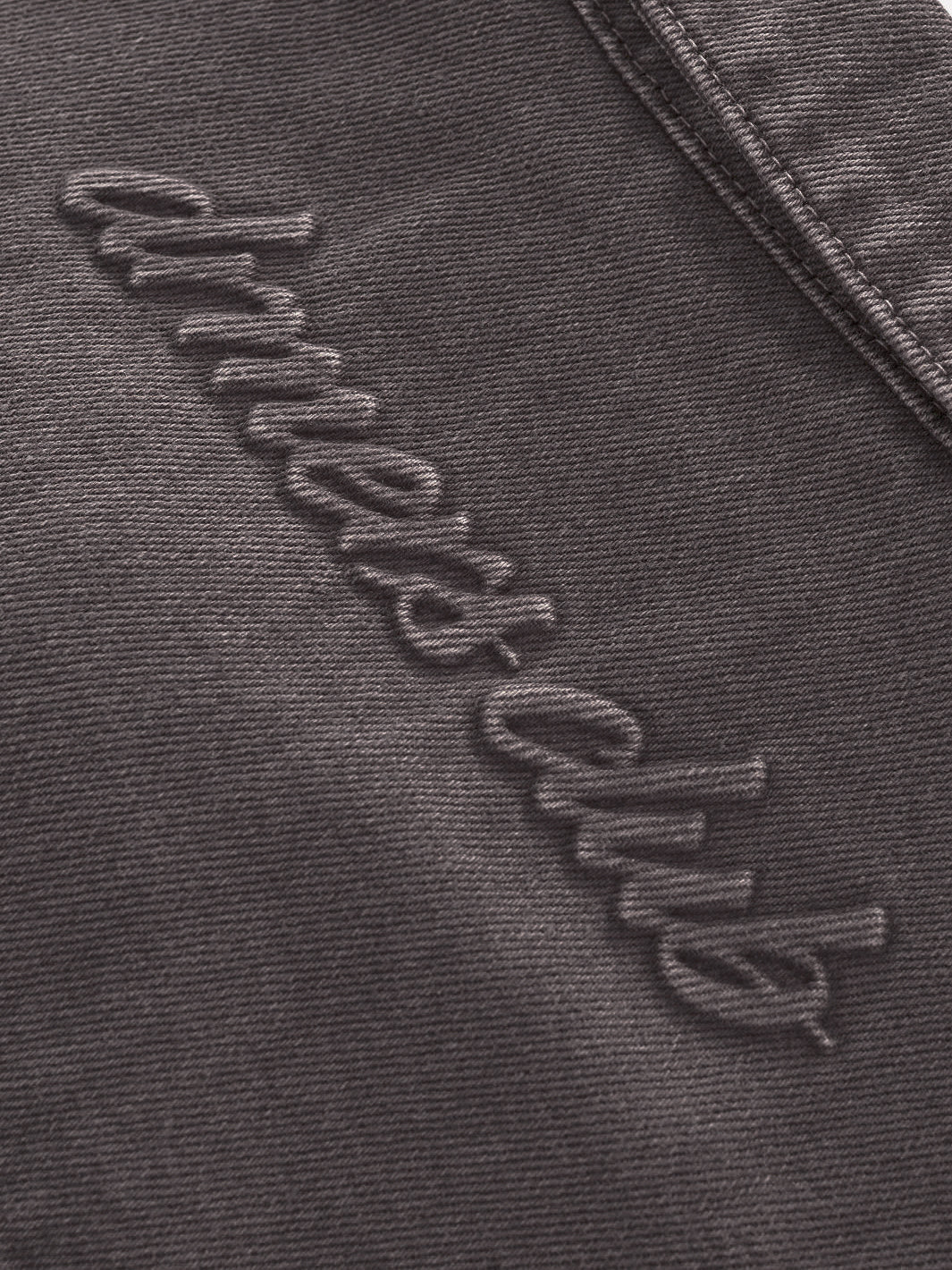 FALLING POCKETS DENIM JACKET - UMBER BROWN