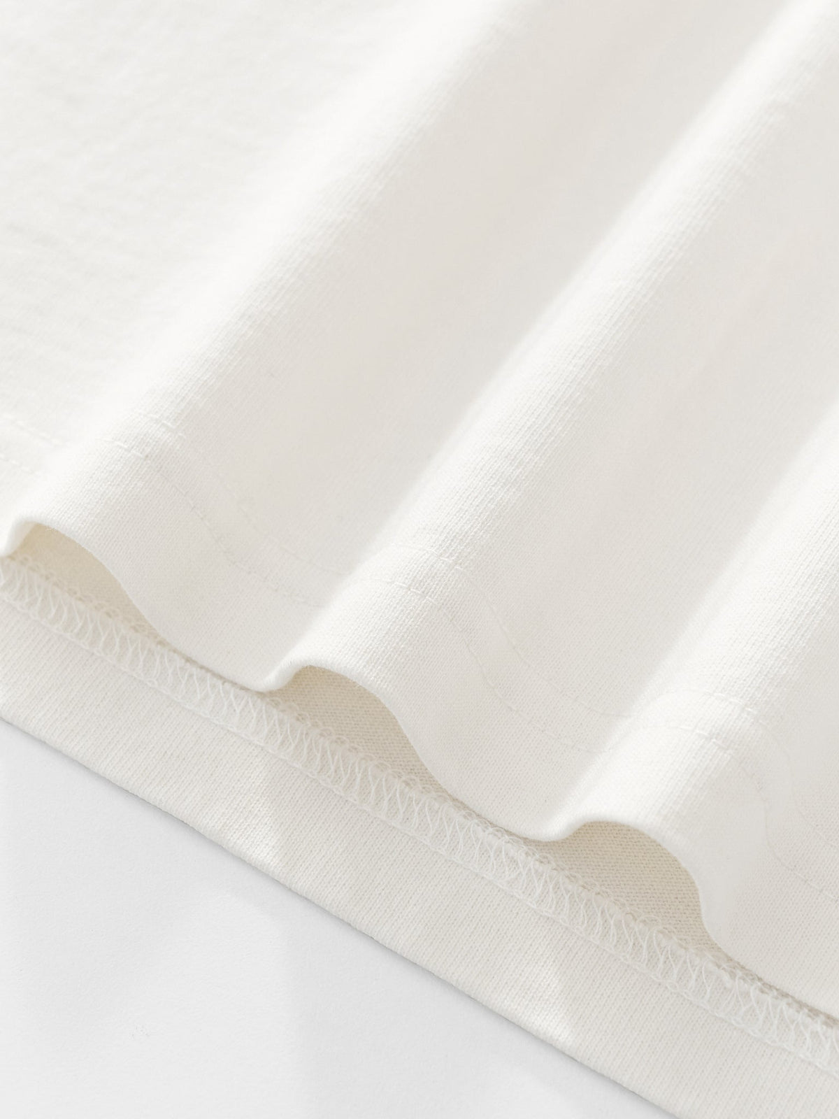 BASIC LOGO TEE - IVORY