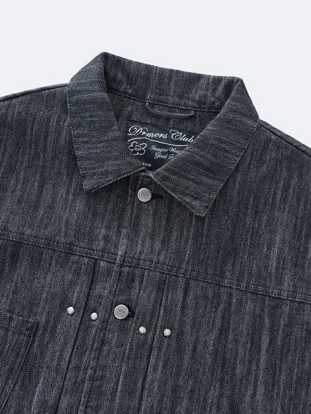 FALLING POCKETS DENIM JACKET - DRIFT RAW DENIM