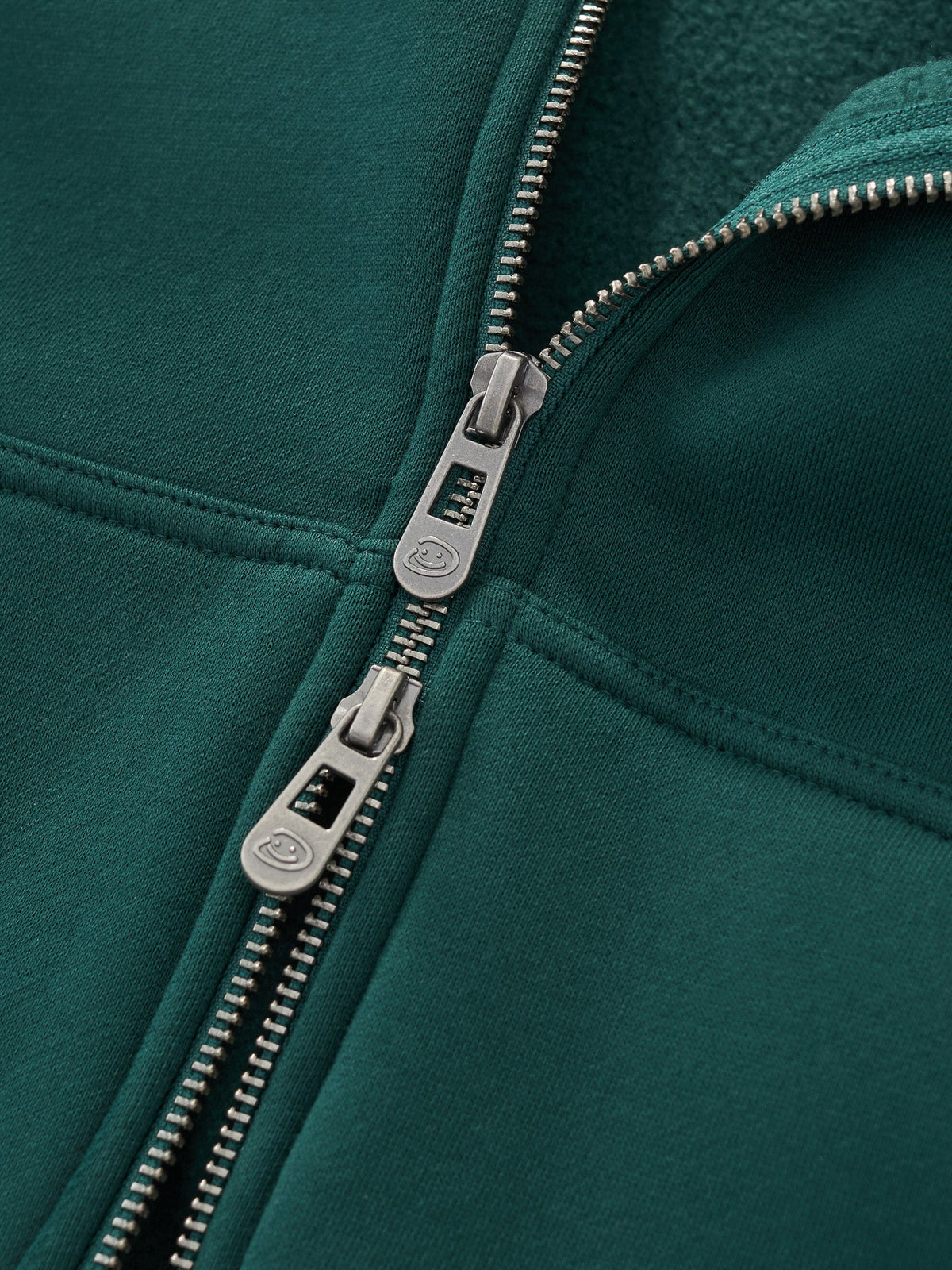 SIGNATURE BASIC ZIP UP - CASTLETON GREEN
