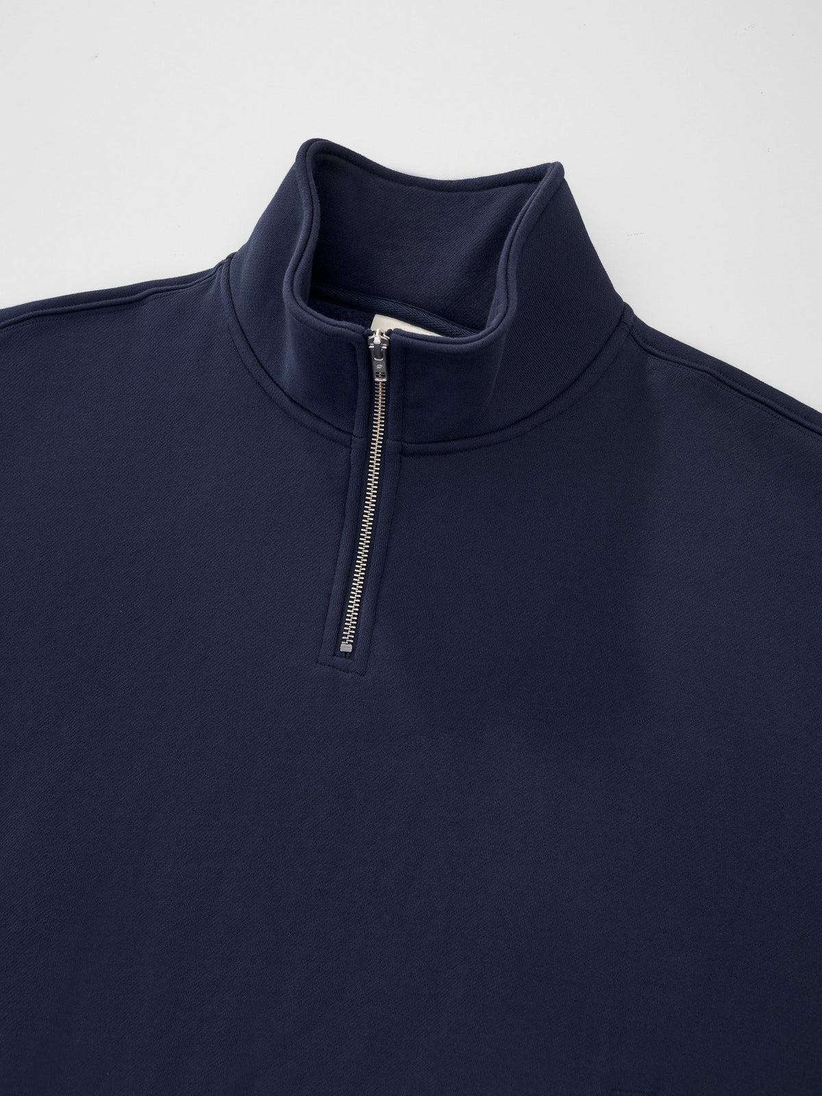 SIGNATURE BASIC QUARTER ZIP - FADED NAVY