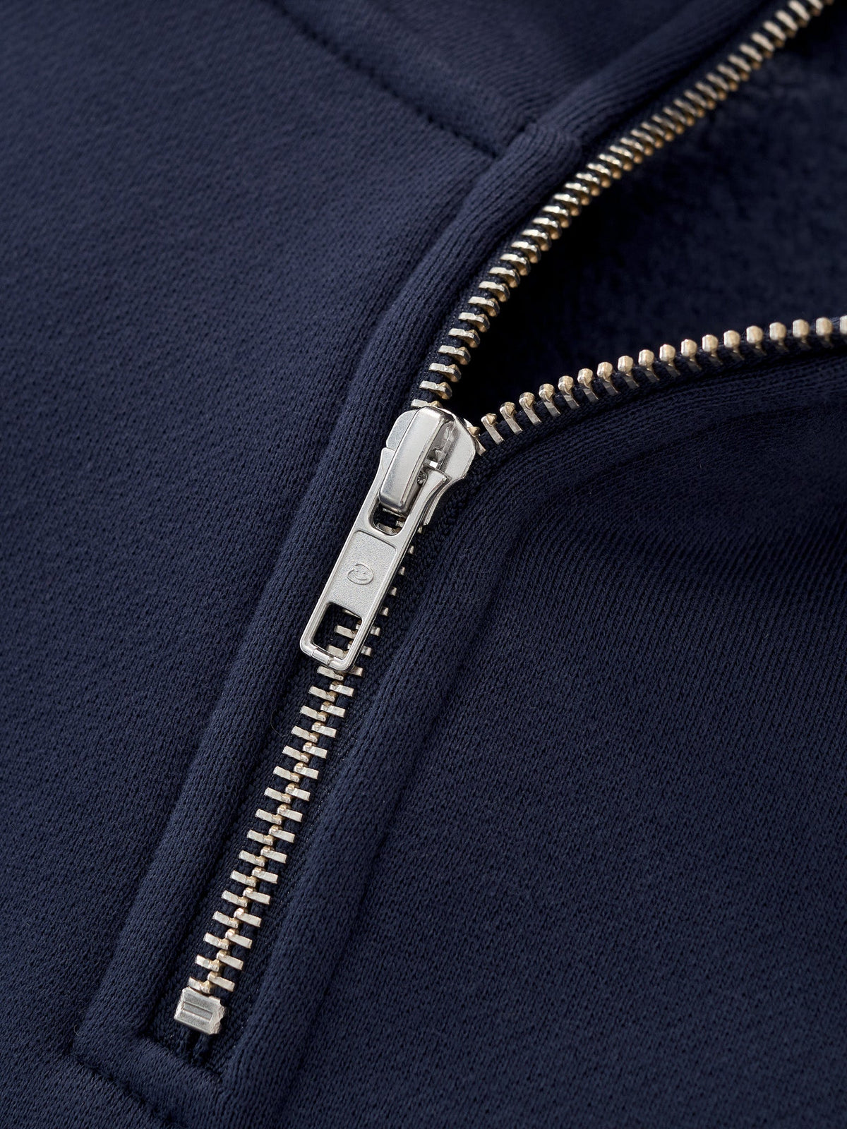 SIGNATURE BASIC QUARTER ZIP - FADED NAVY