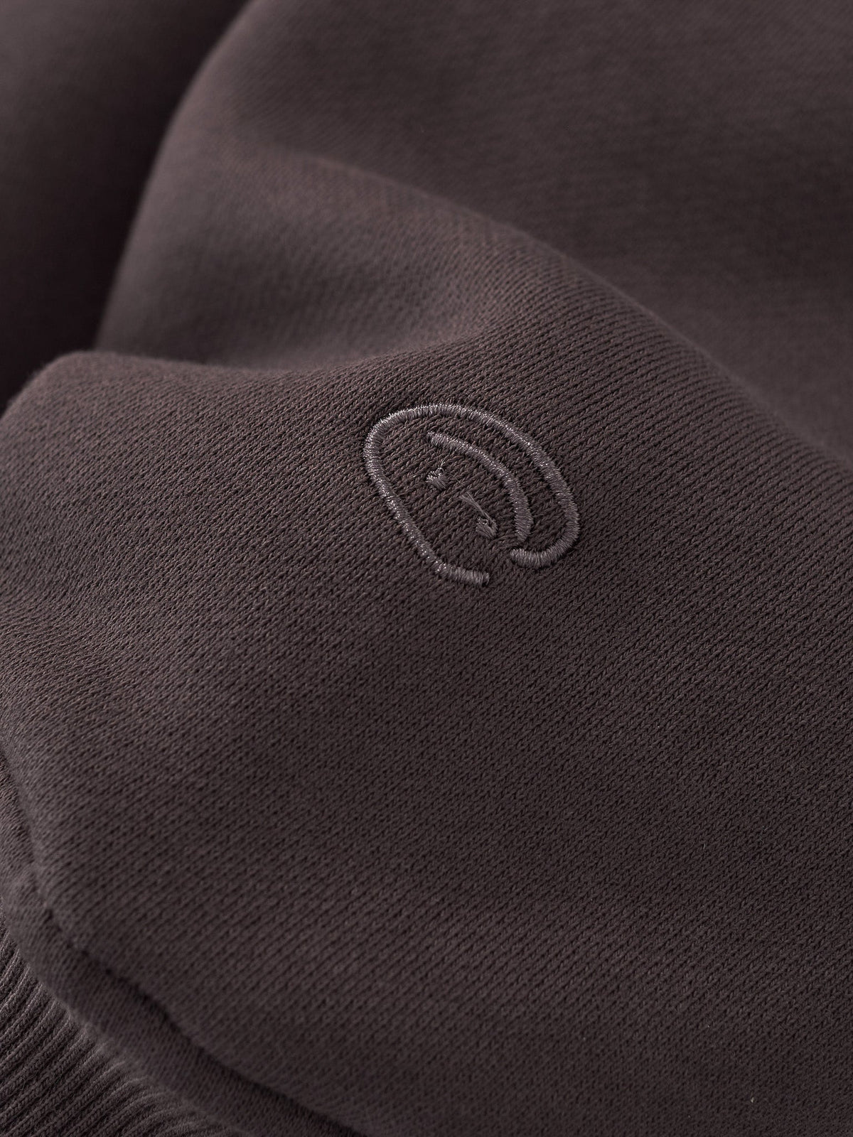 SIGNATURE BASIC QUARTER ZIP - COFFEE BROWN