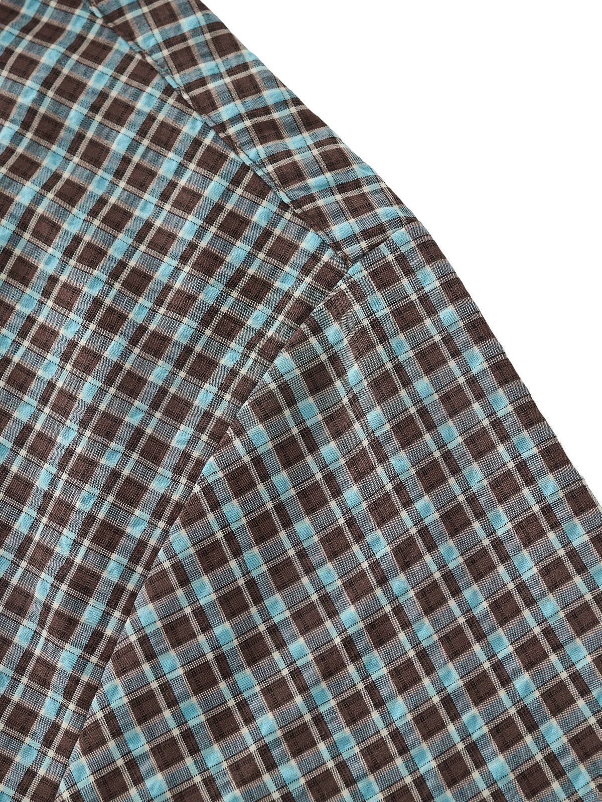 OTW SHORT SLEEVE PLAID - BLUE