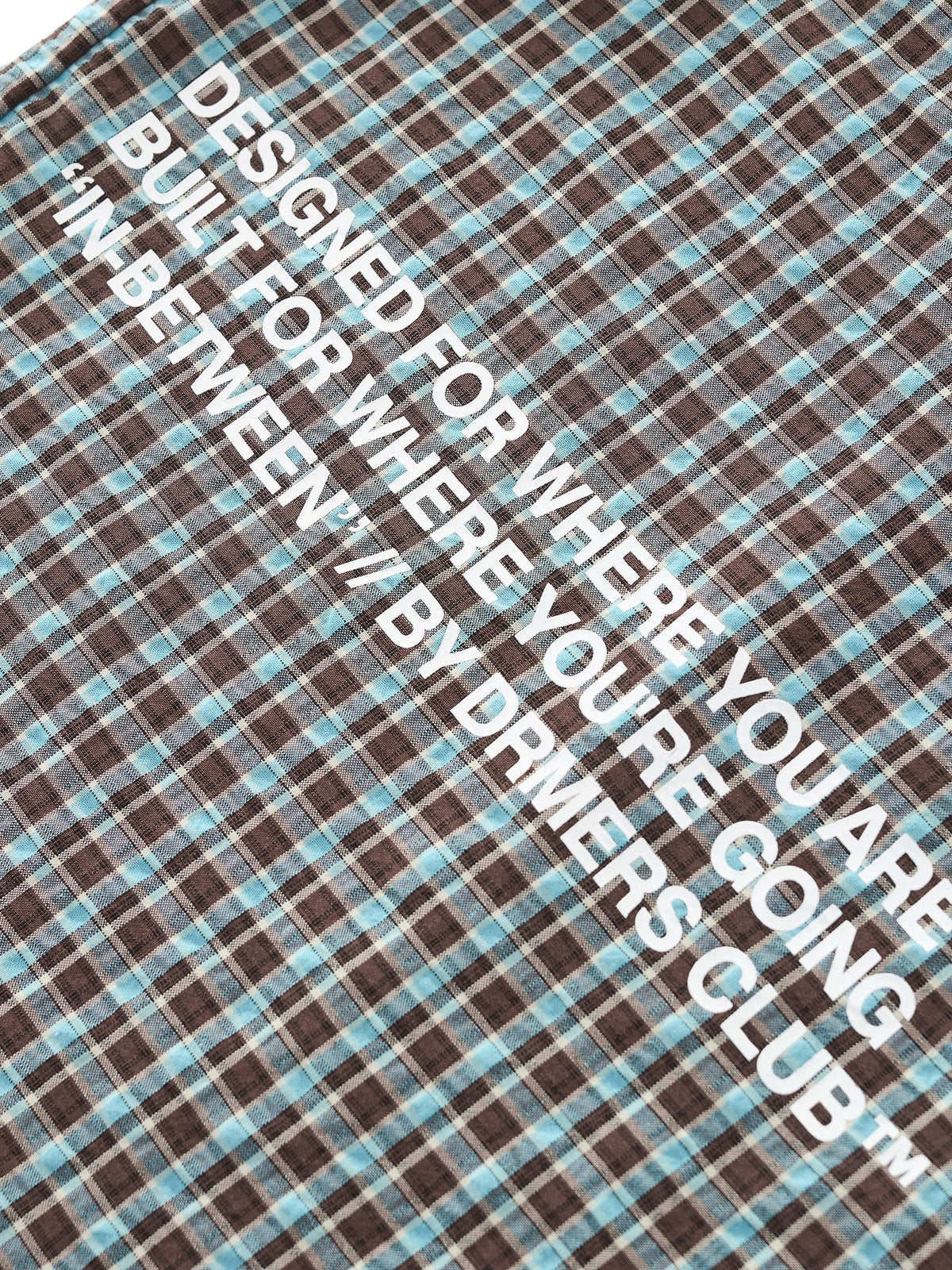 OTW SHORT SLEEVE PLAID - BLUE