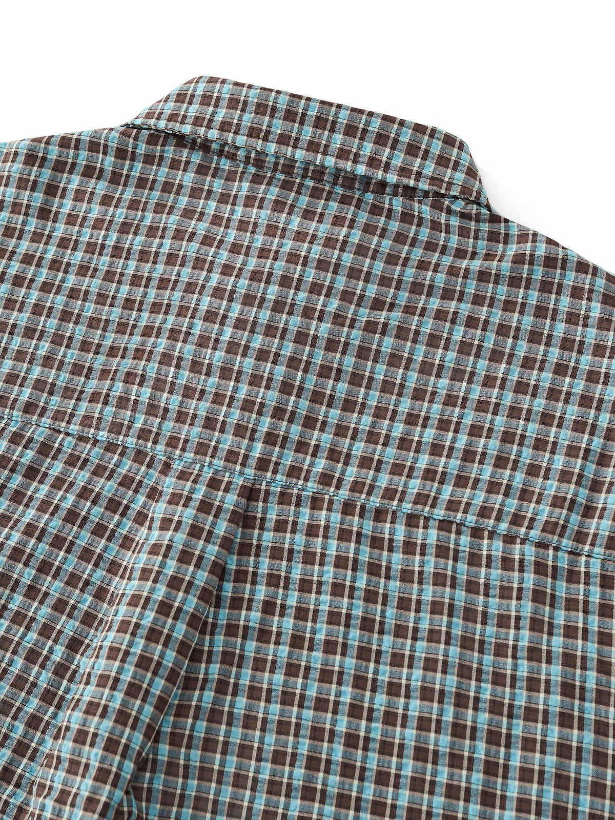 OTW SHORT SLEEVE PLAID - BLUE