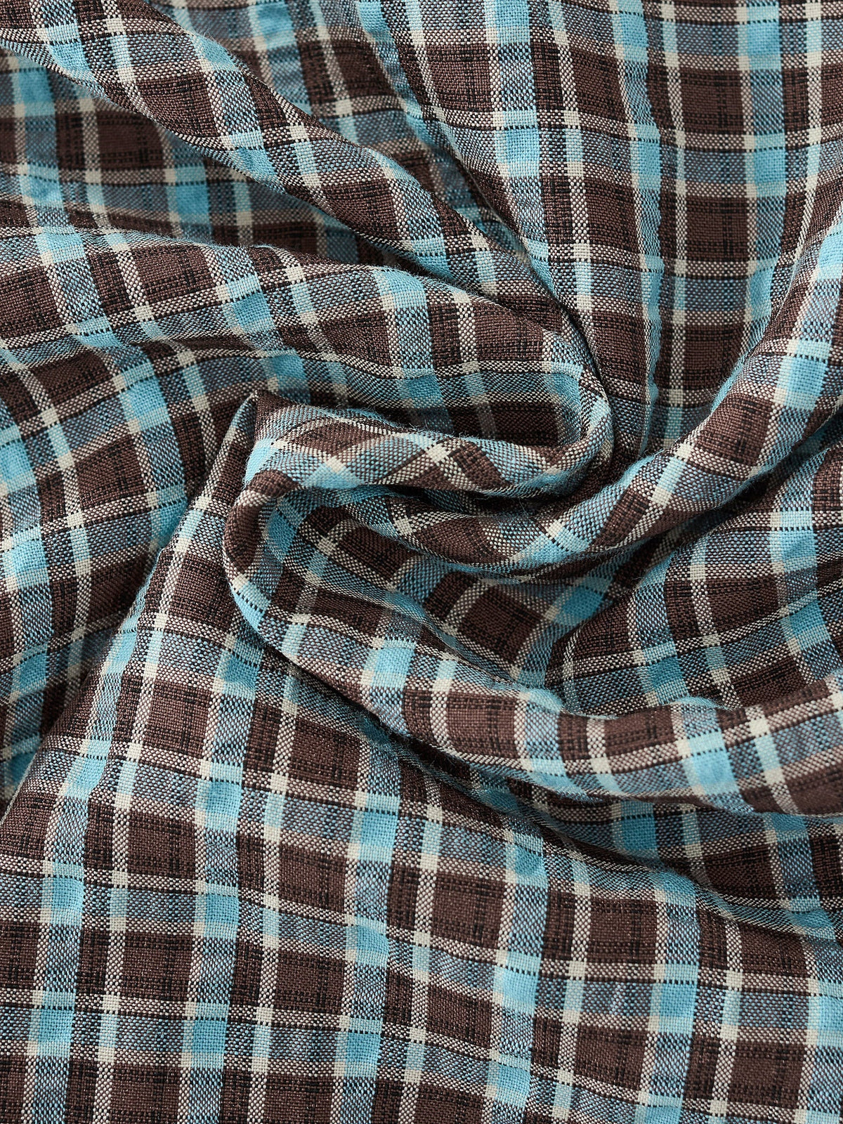 OTW SHORT SLEEVE PLAID - BLUE