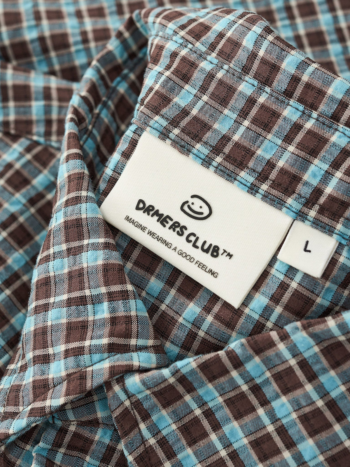 OTW SHORT SLEEVE PLAID - BLUE