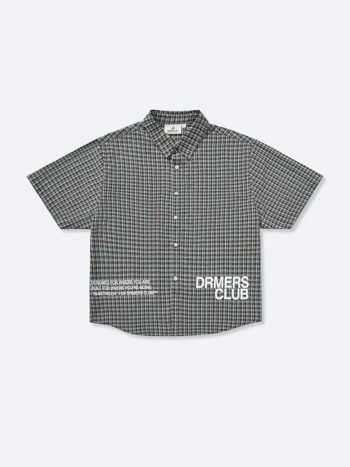 OTW SHORT SLEEVE PLAID - BLUE