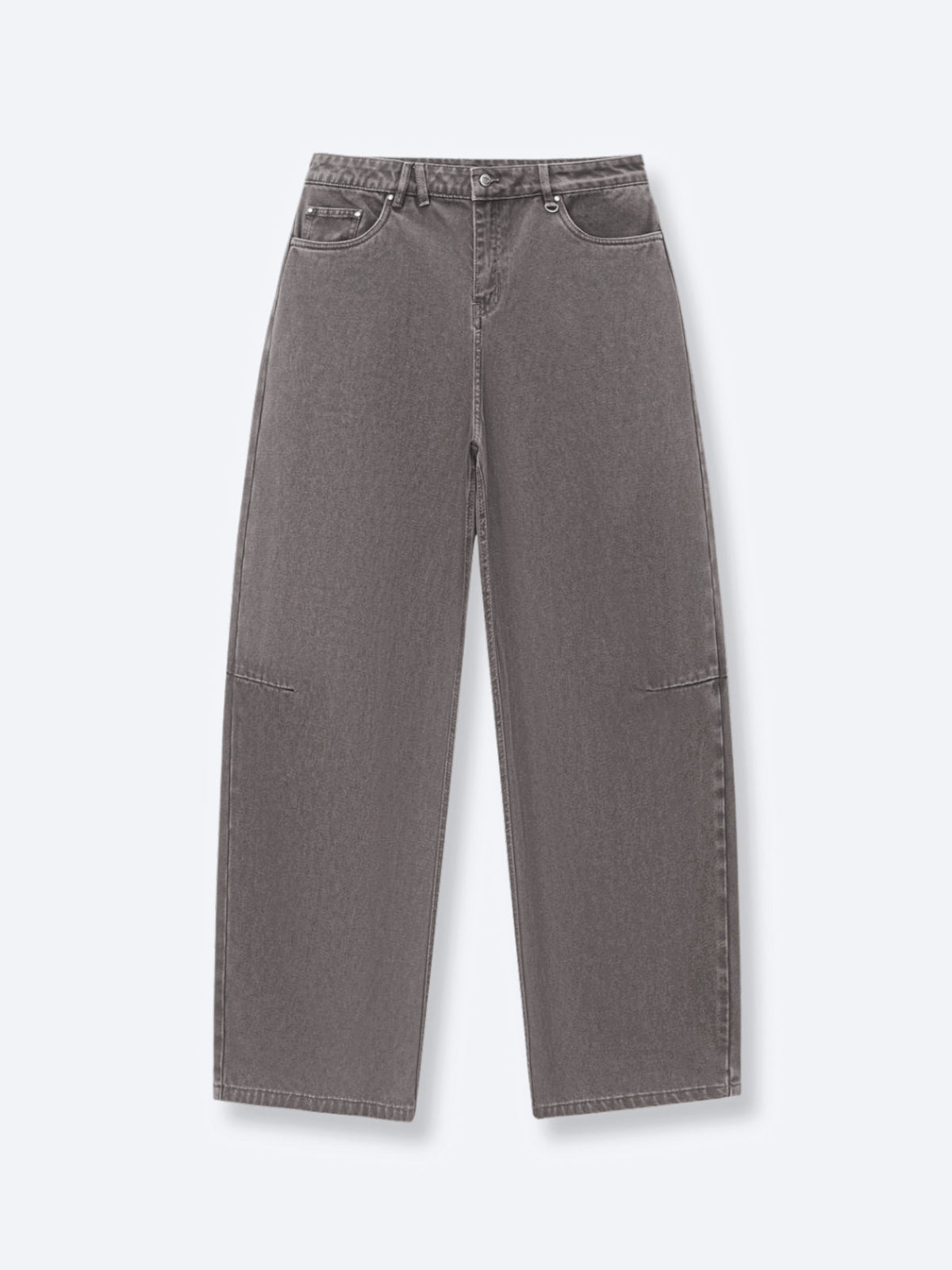 DOUBLE POCKET DENIM JEANS - UMBER BROWN