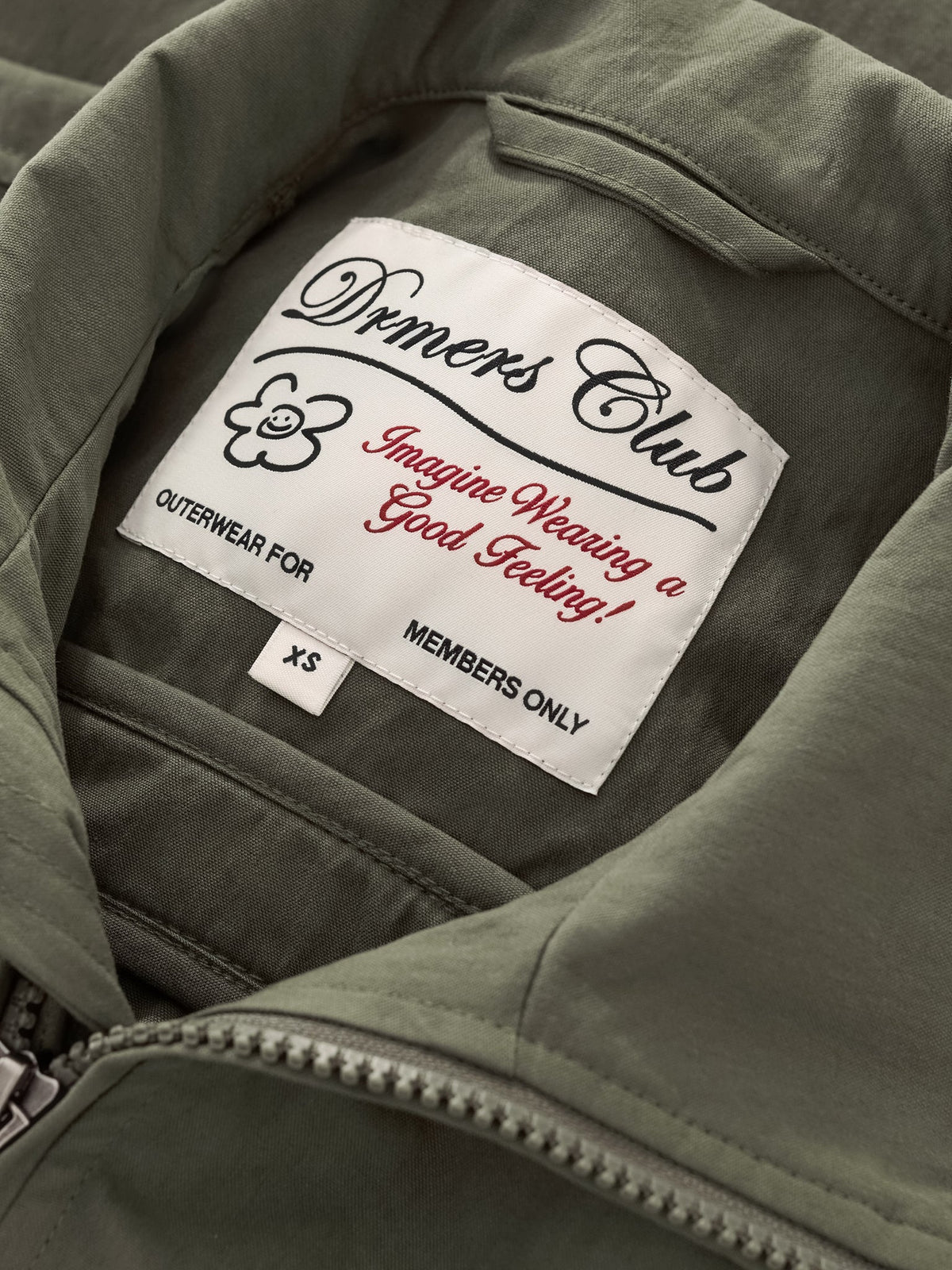 WAVY TRACK JACKET - OLIVE GREEN