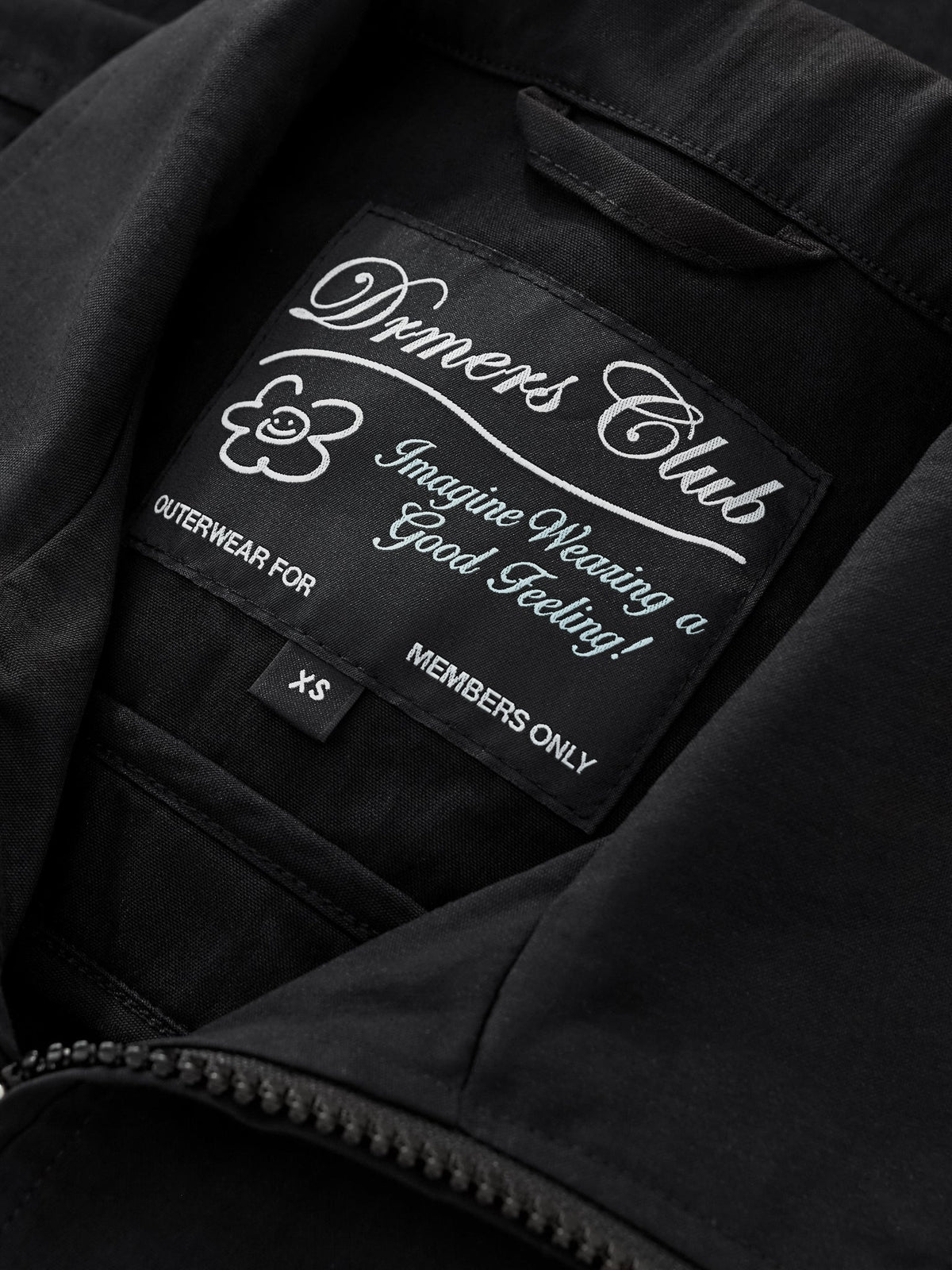 WAVY TRACK JACKET - BLACK