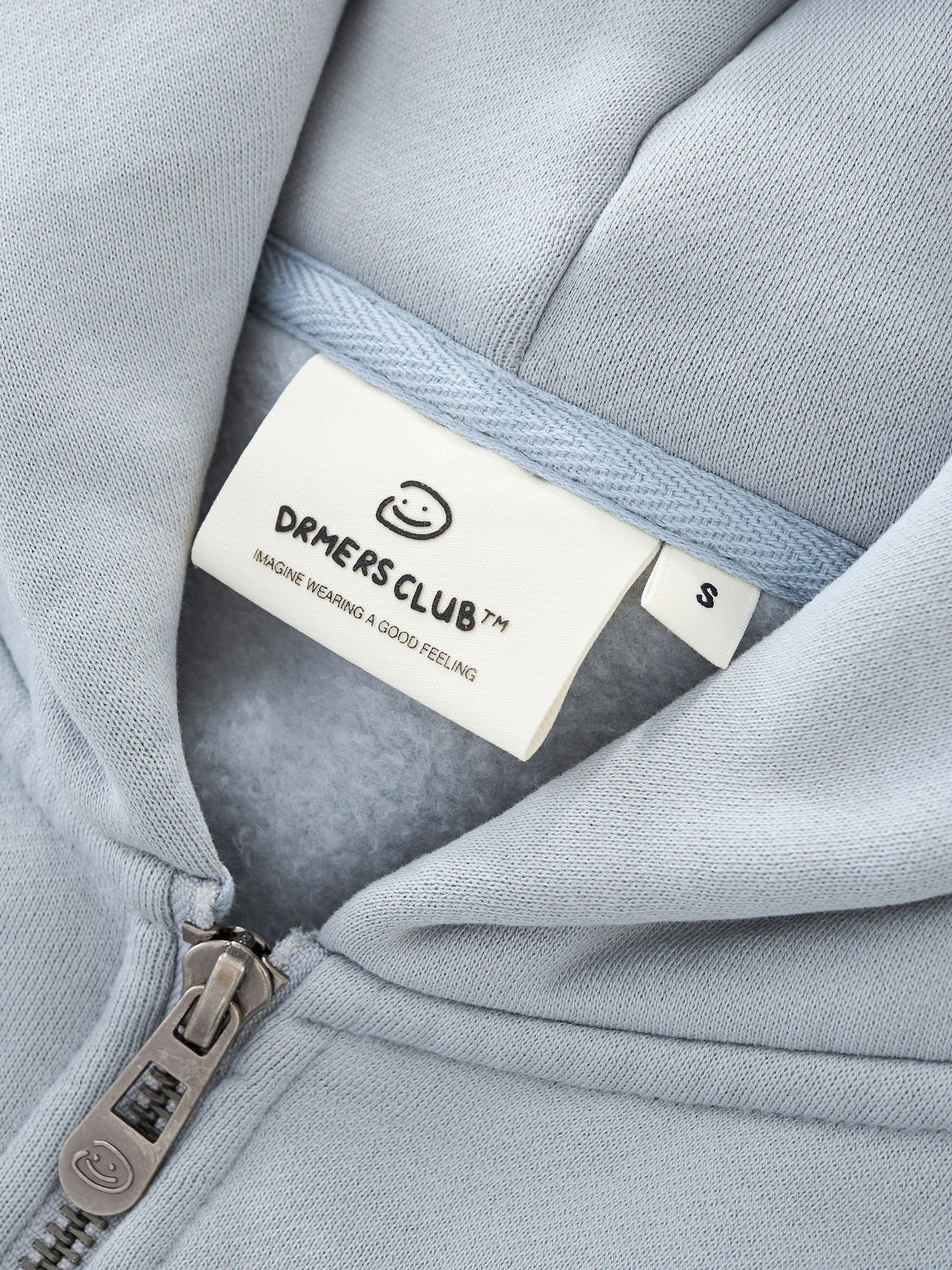 SIGNATURE BASIC ZIP UP - ICE SLATE