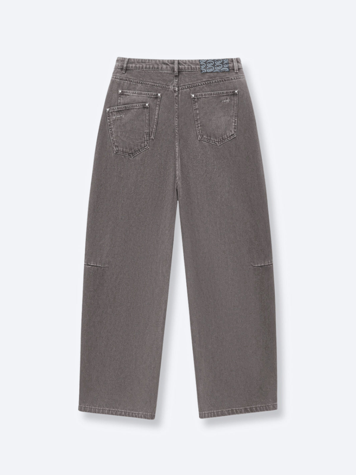 DOUBLE POCKET DENIM JEANS - UMBER BROWN