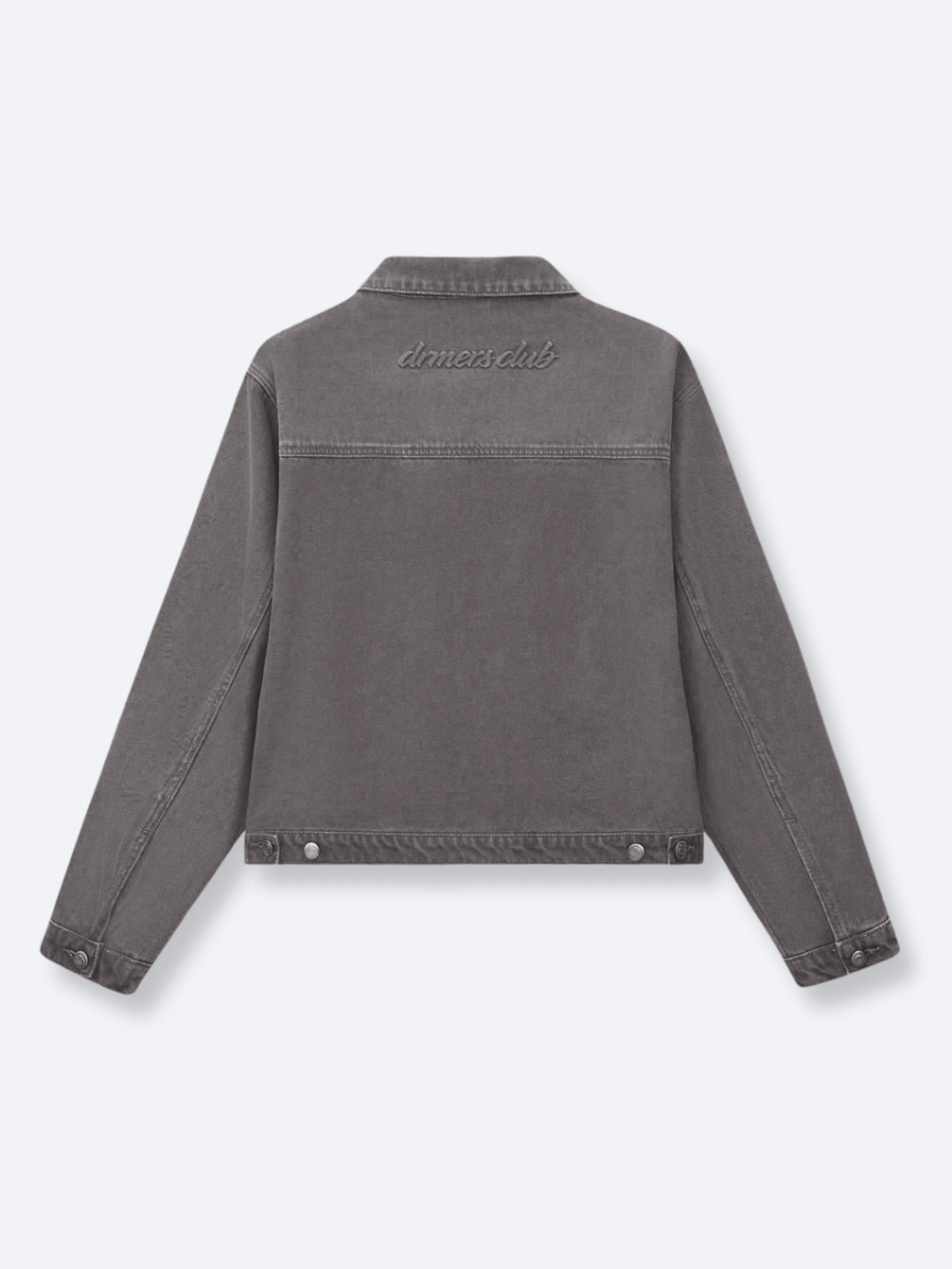 FALLING POCKETS DENIM JACKET - UMBER BROWN