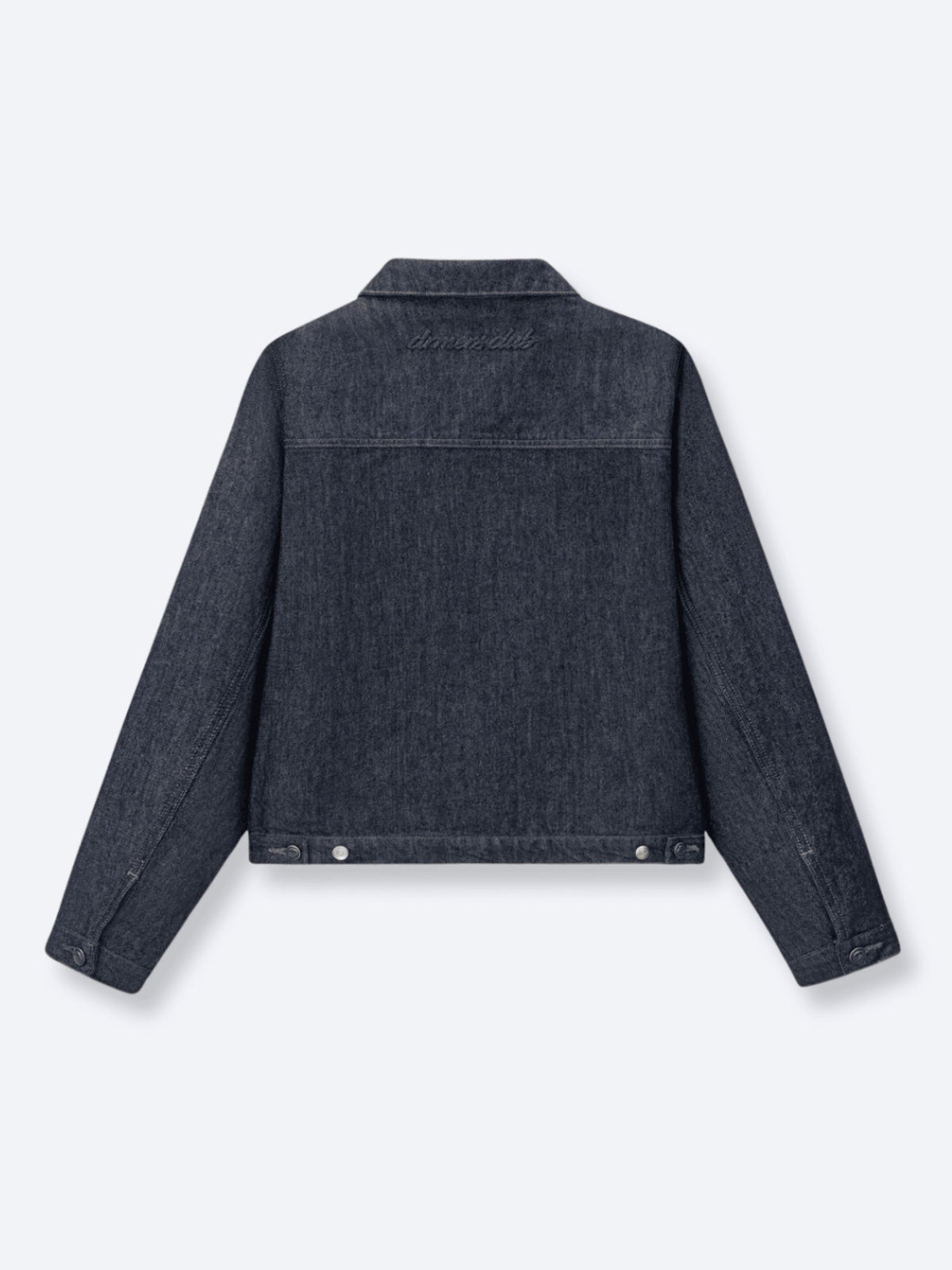 FALLING POCKETS DENIM JACKET - BLUE RAW DENIM