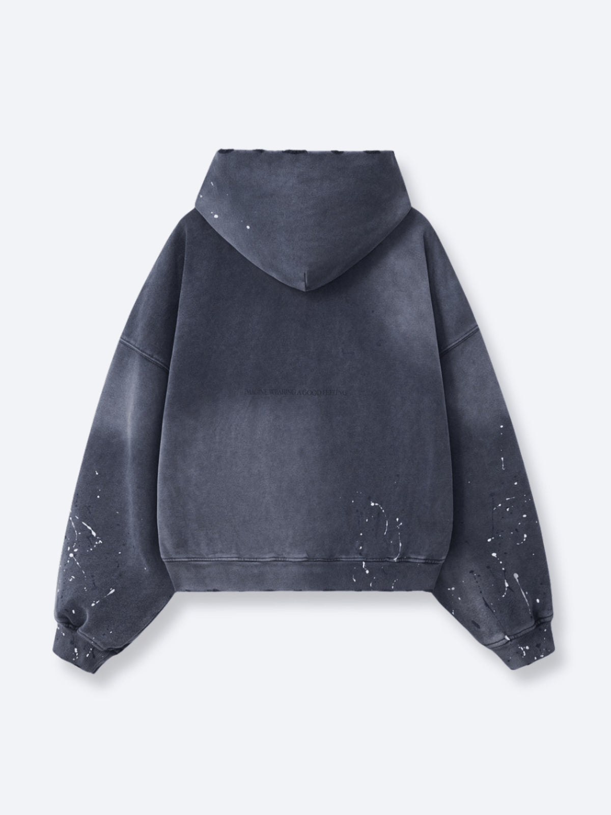 FOLLOW UR DRMS ZIP UP - CHARRED GREY