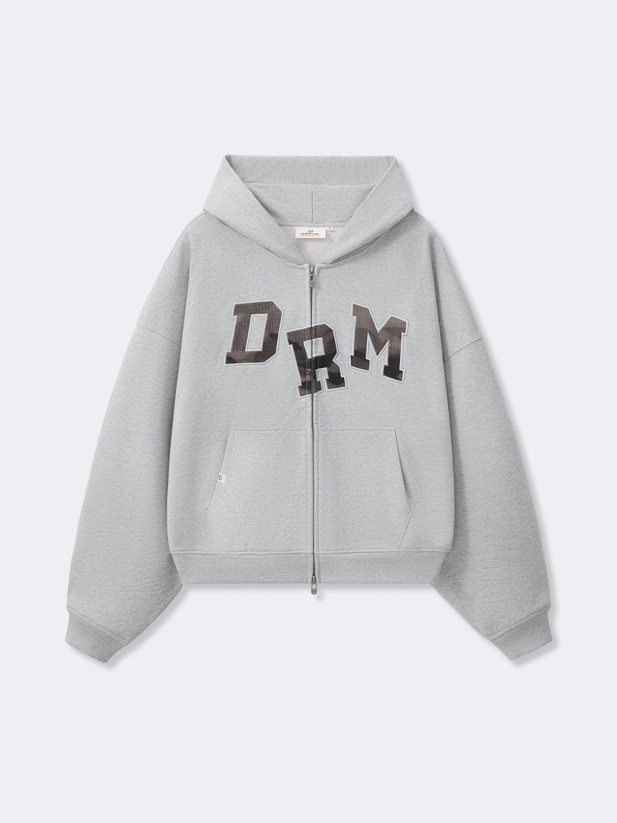 DRM ZIP UP - DARK HEATHER GREY