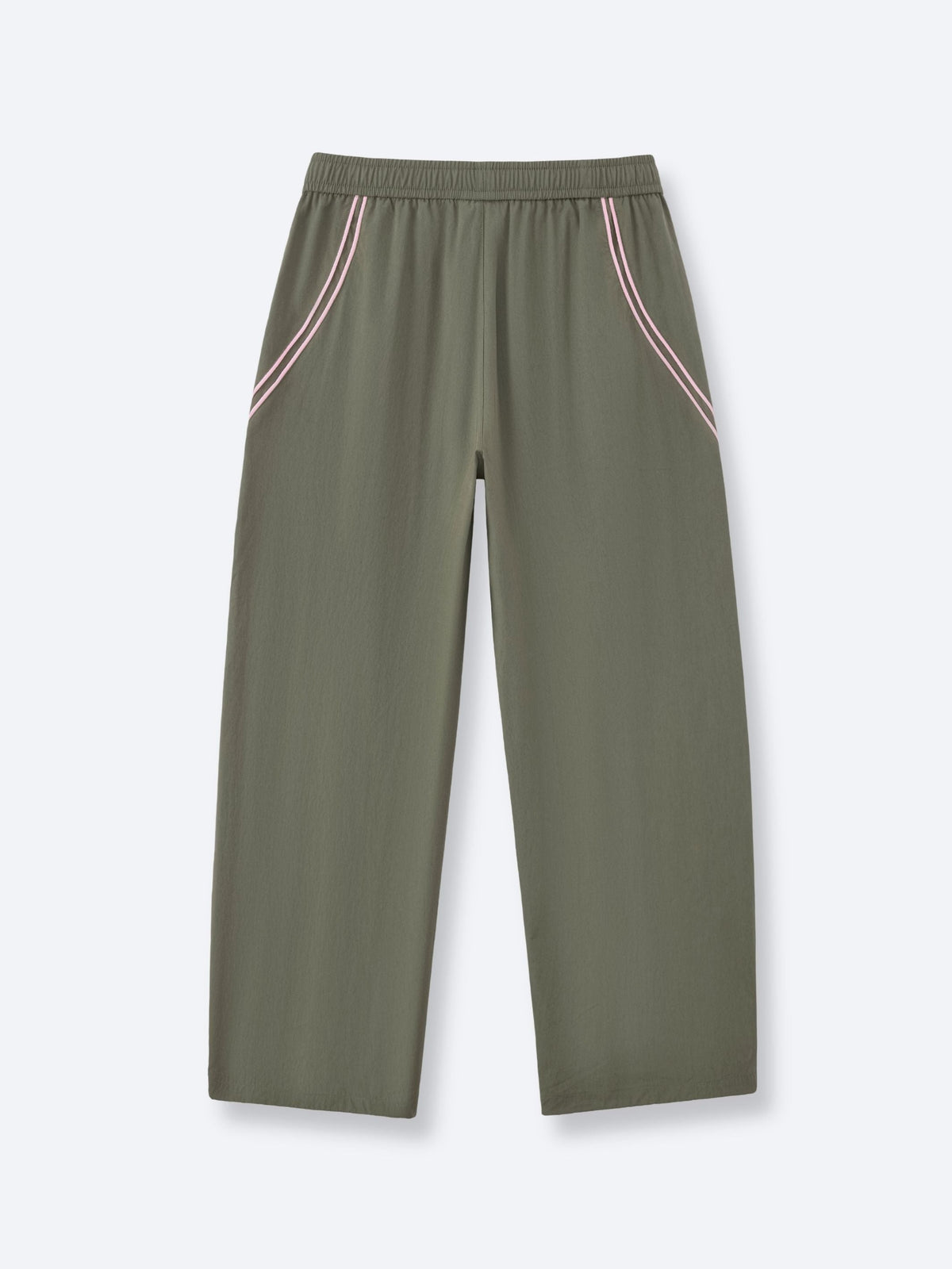 WAVY TRACK PANT - OLIVE GREEN