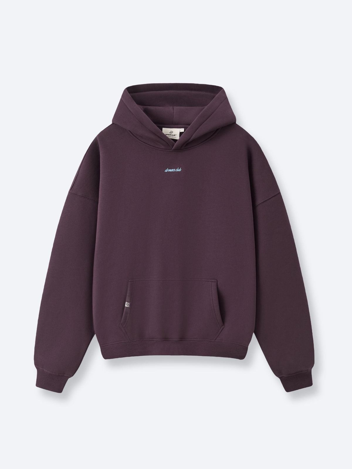 JUST GO WITH THE FEELING HOODIE - DEEP PLUM
