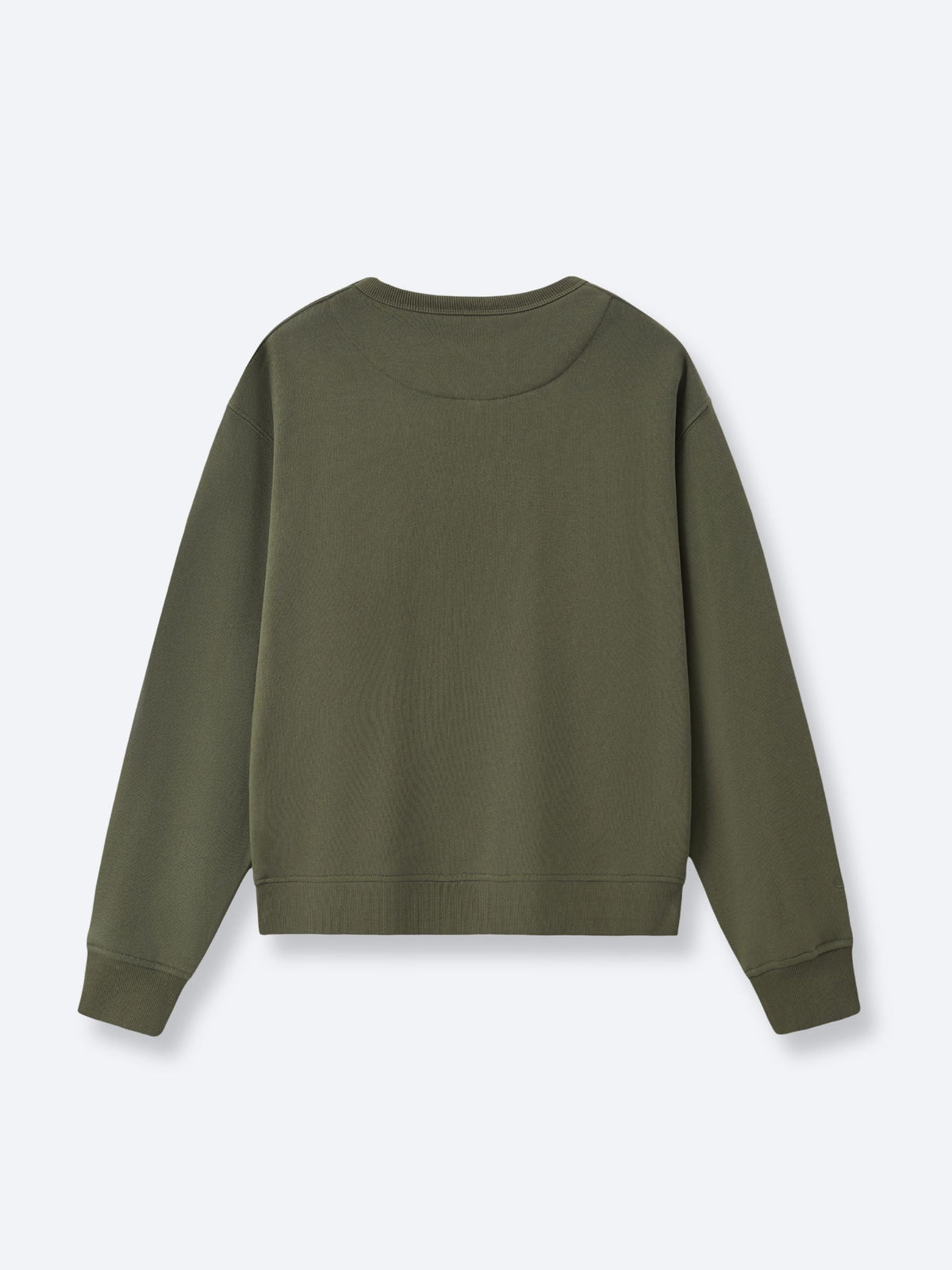MIRRORED DRMERS CREWNECK - OLIVE GREEN