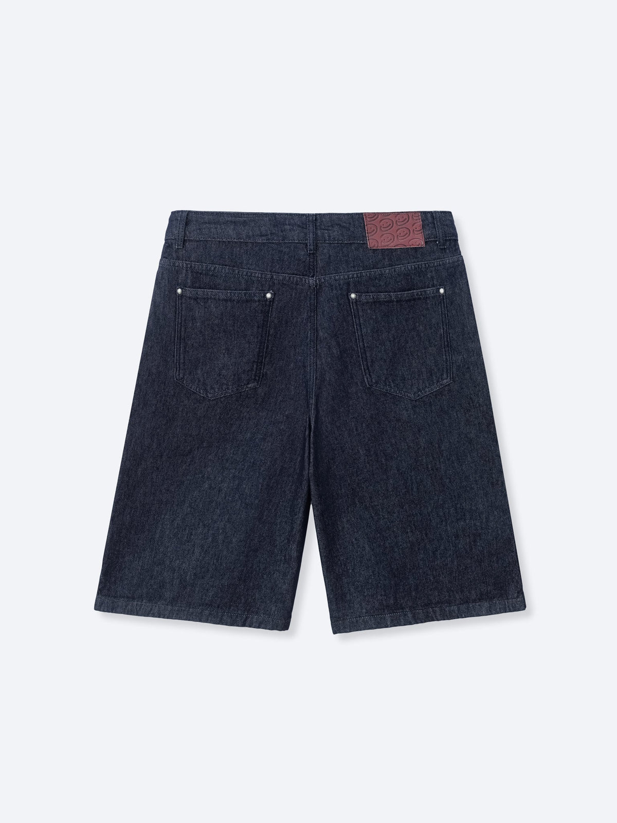 PLAID POCKET JORTS - INDIGO