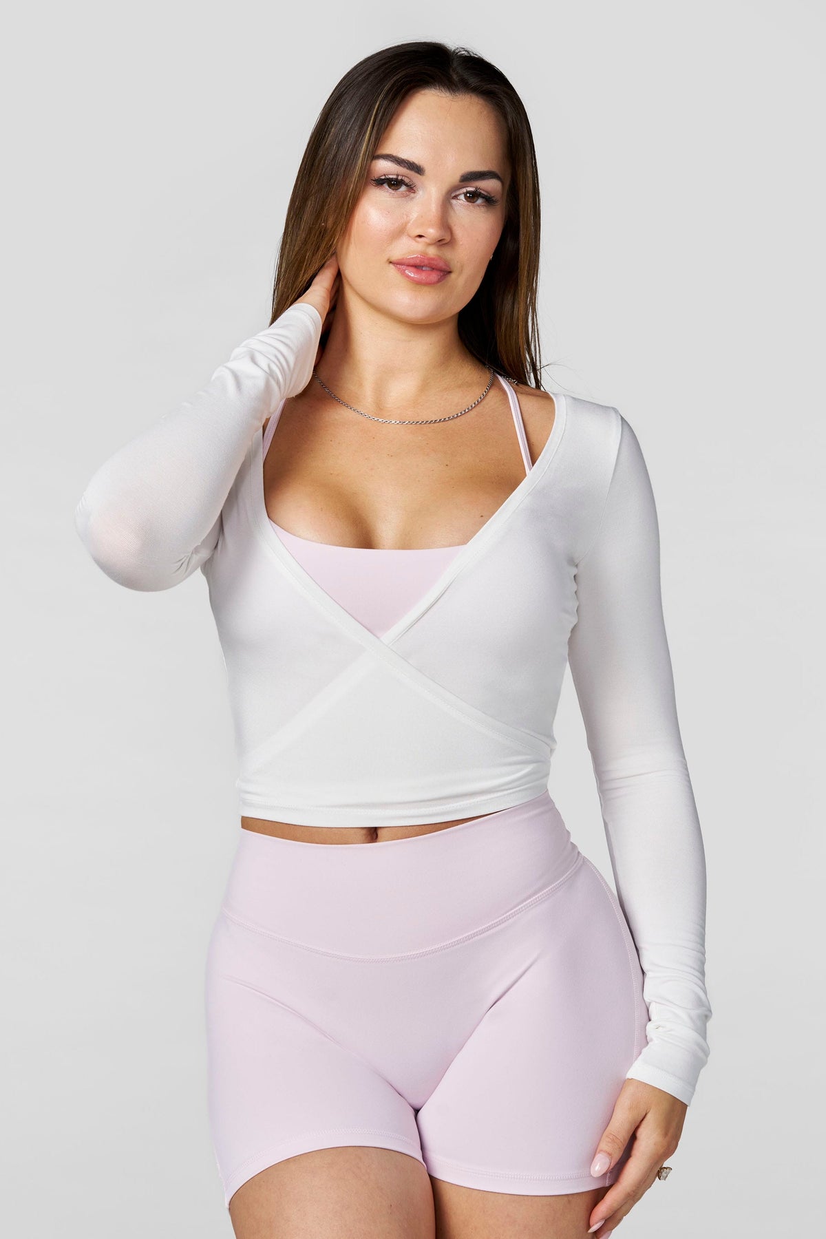 W4338 Wrap Top