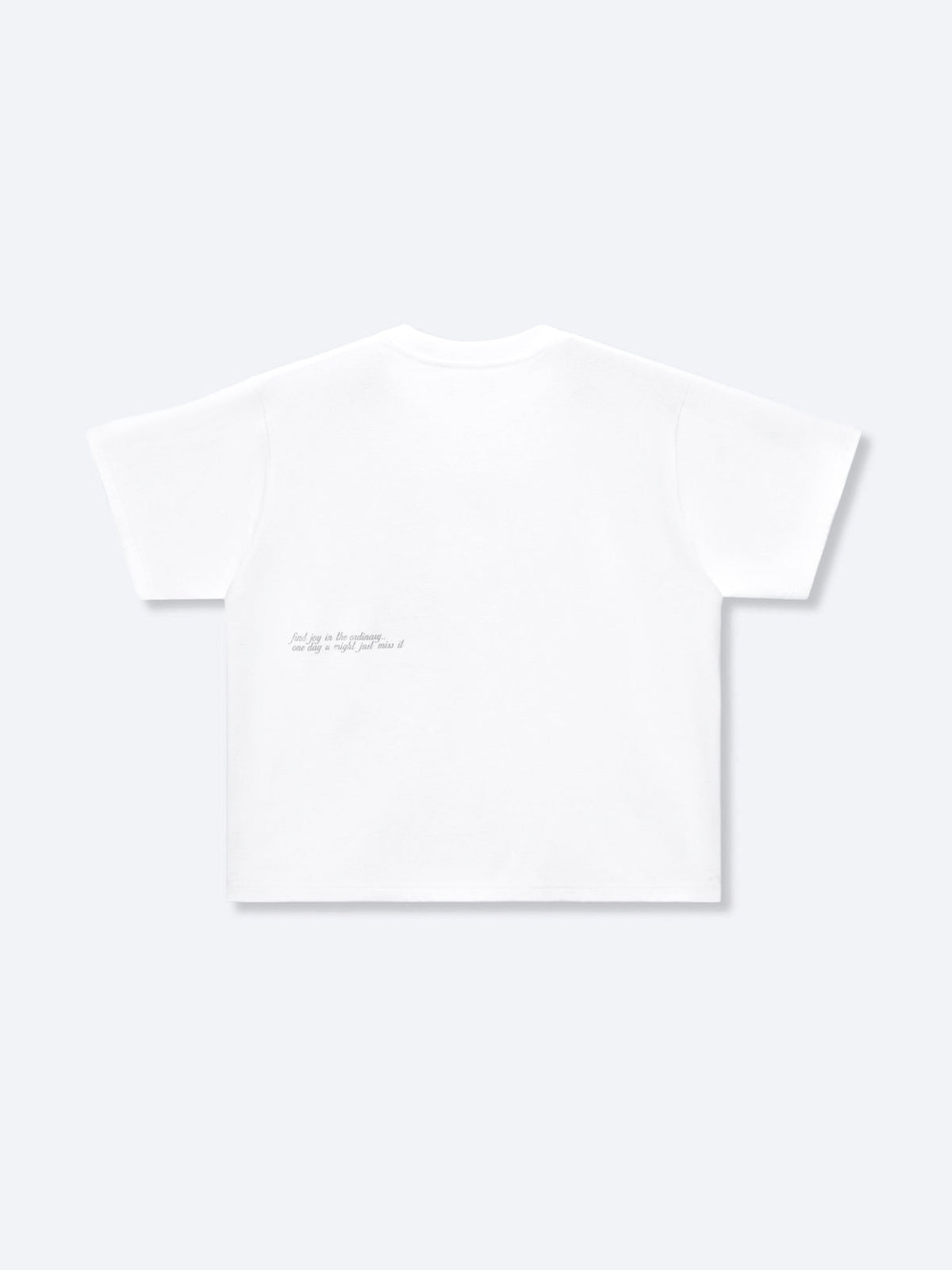 SIMPLE PLEASURES TEE - WHITE