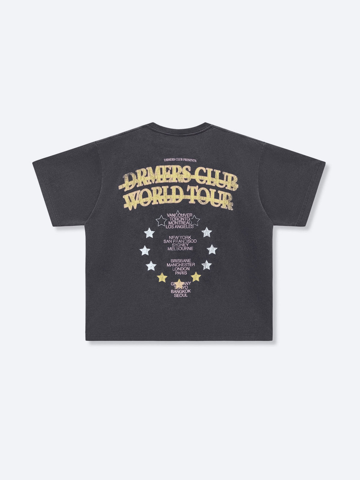 WORLD TOUR TEE - VINTAGE BLACK