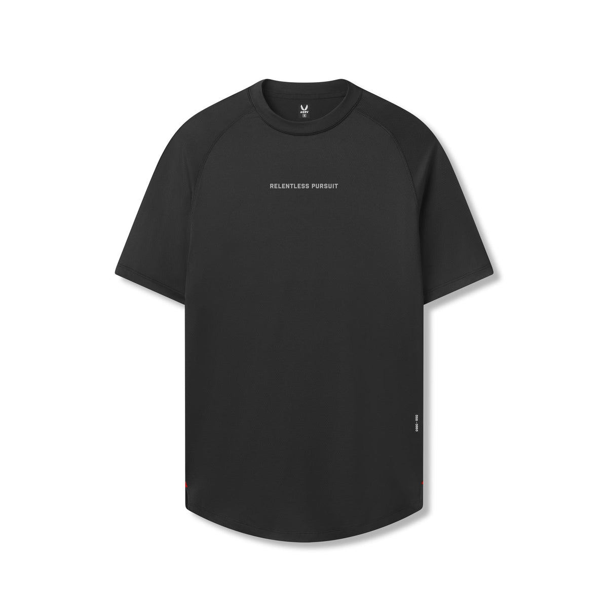 0660. AeroSilver® Established Tee - Black "RP"